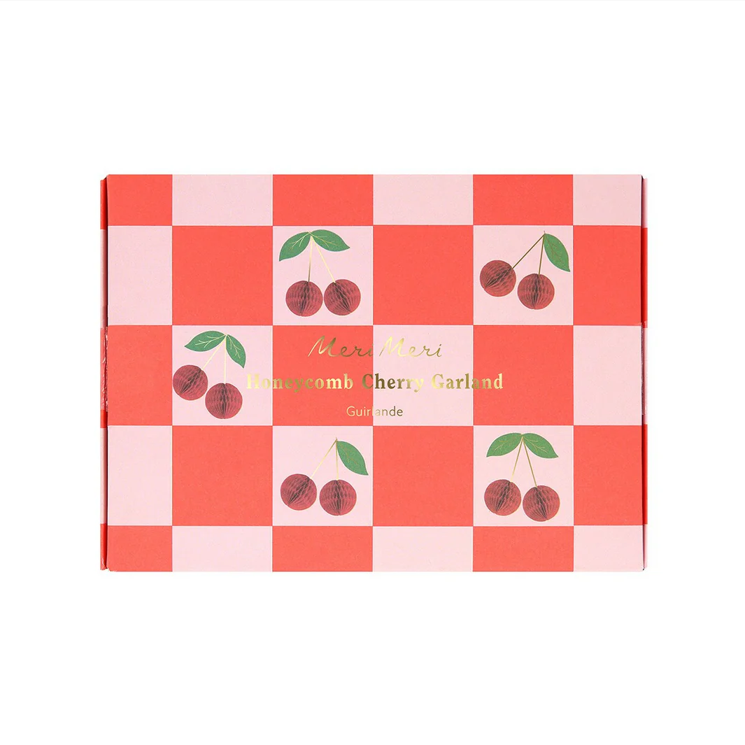 Cherry Honeycomb Garland - Image 4