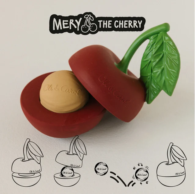 Cherry Stacking Toy & Rattle Ball - Image 4