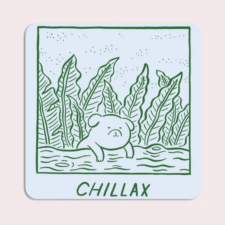 Chillax Vinyl Sticker