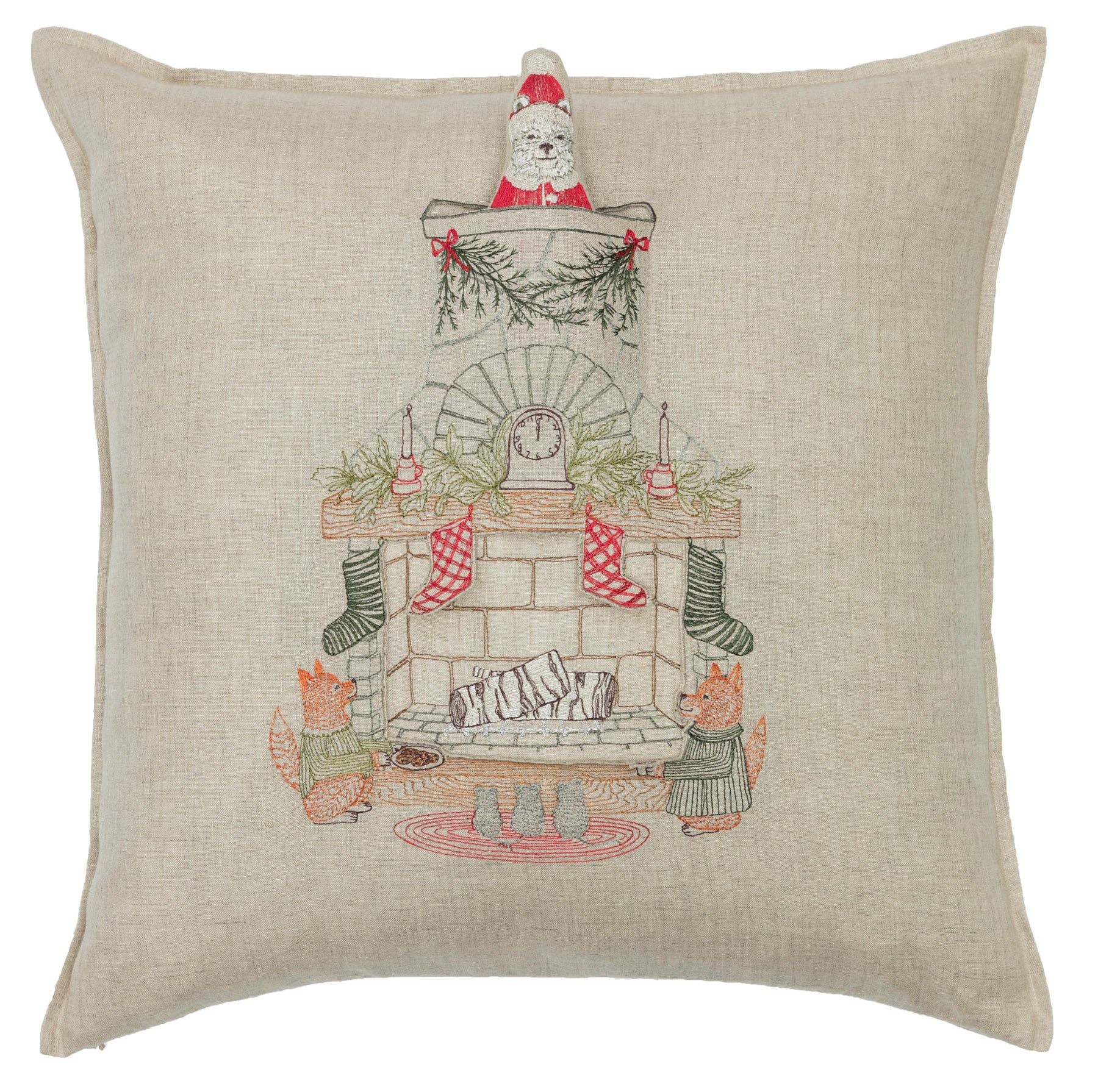 Chimney Santa Pocket Pillow - Image 10