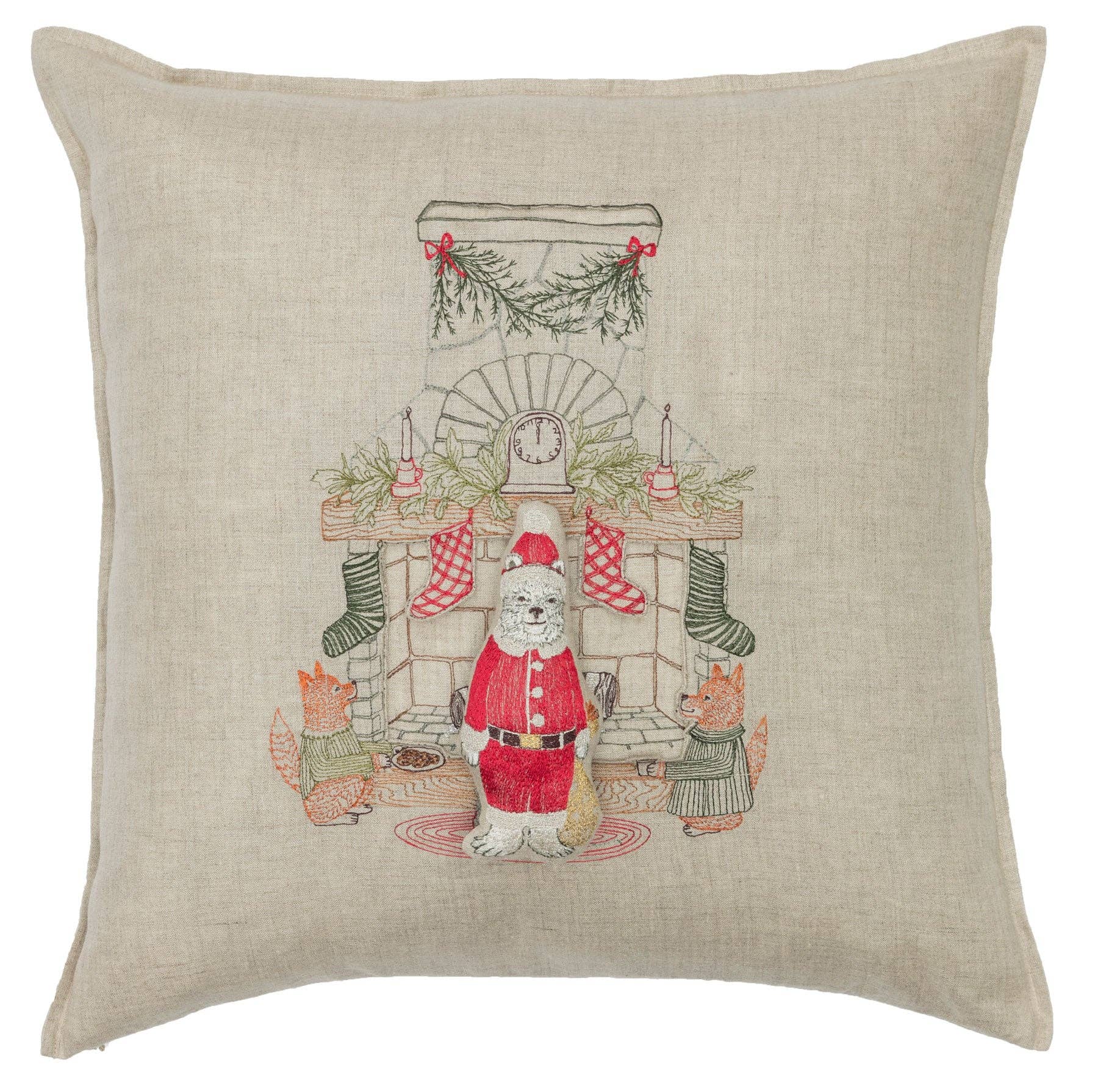 Chimney Santa Pocket Pillow - Image 3