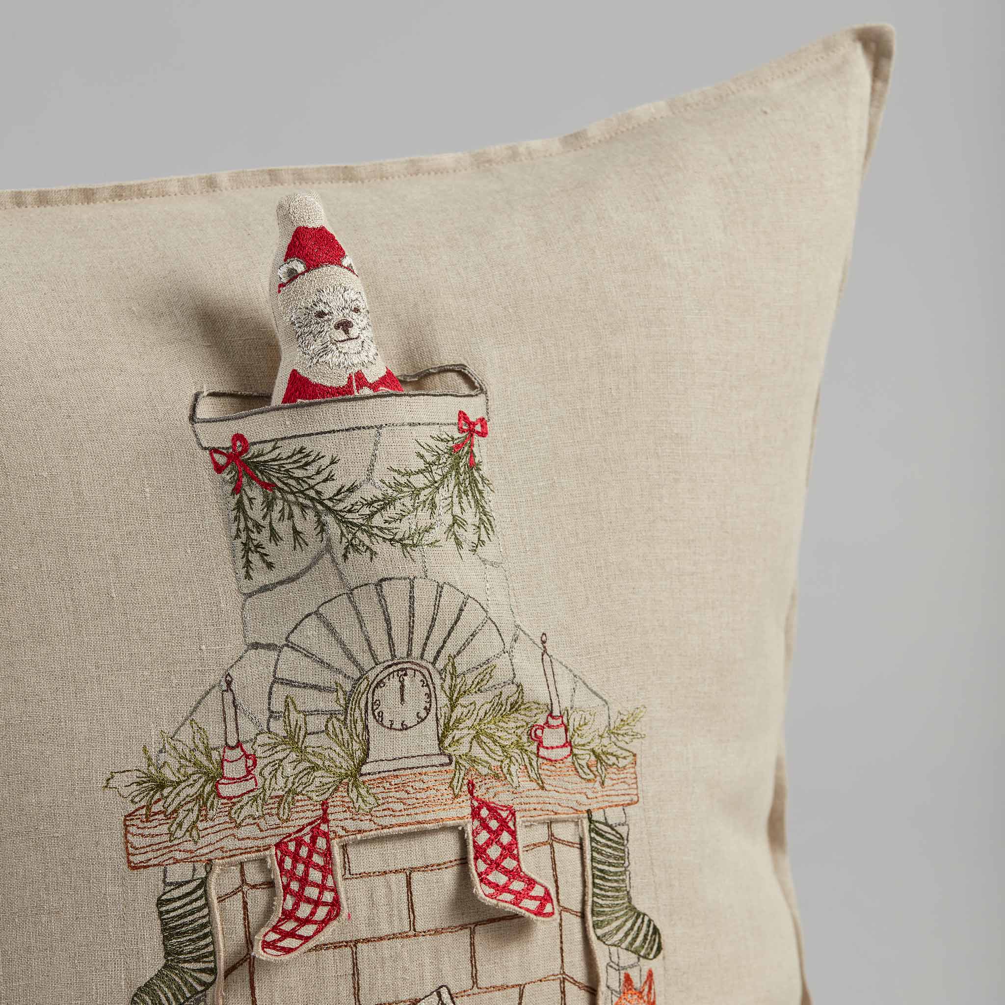 Chimney Santa Pocket Pillow - Image 8