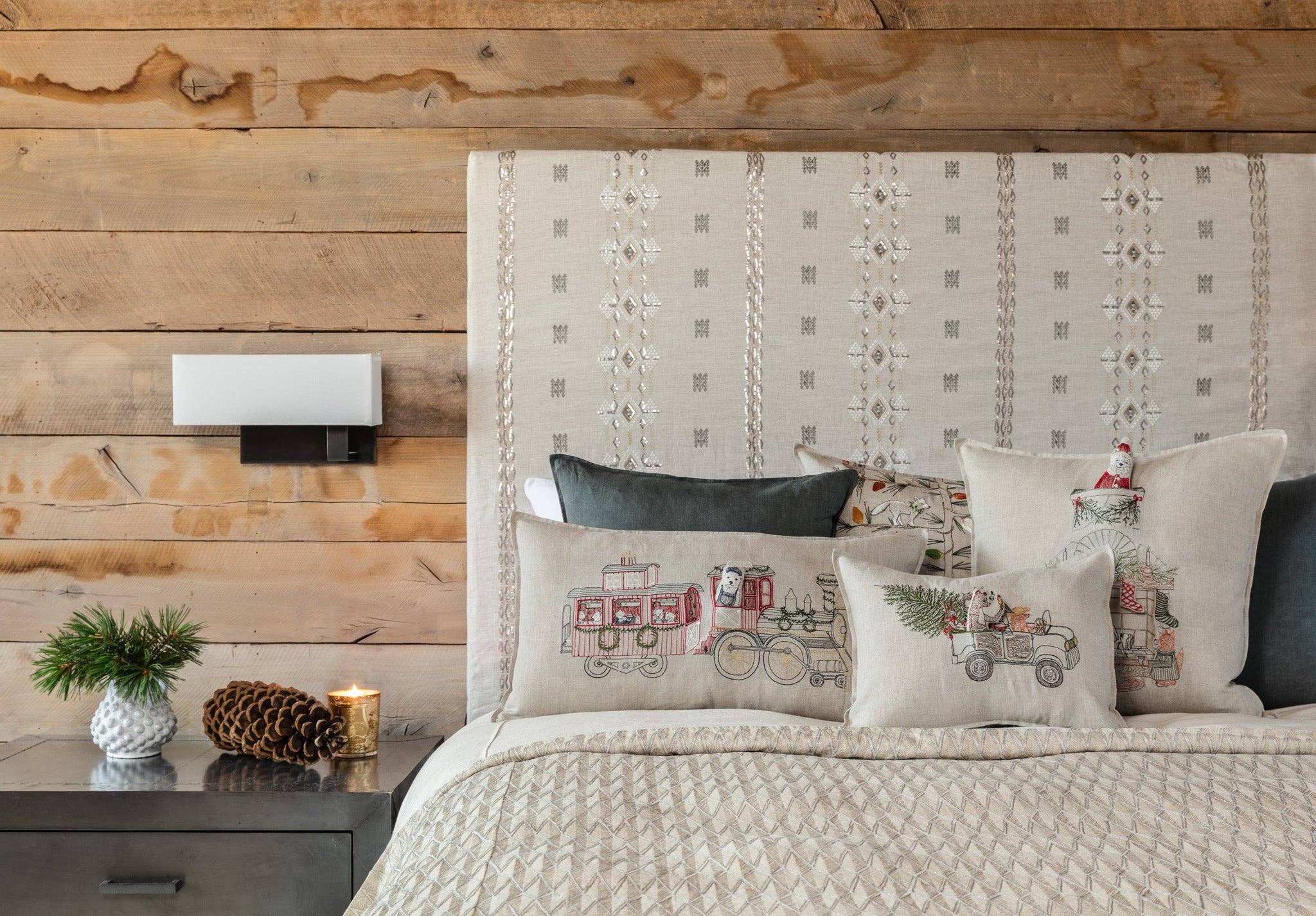Chimney Santa Pocket Pillow - Image 9