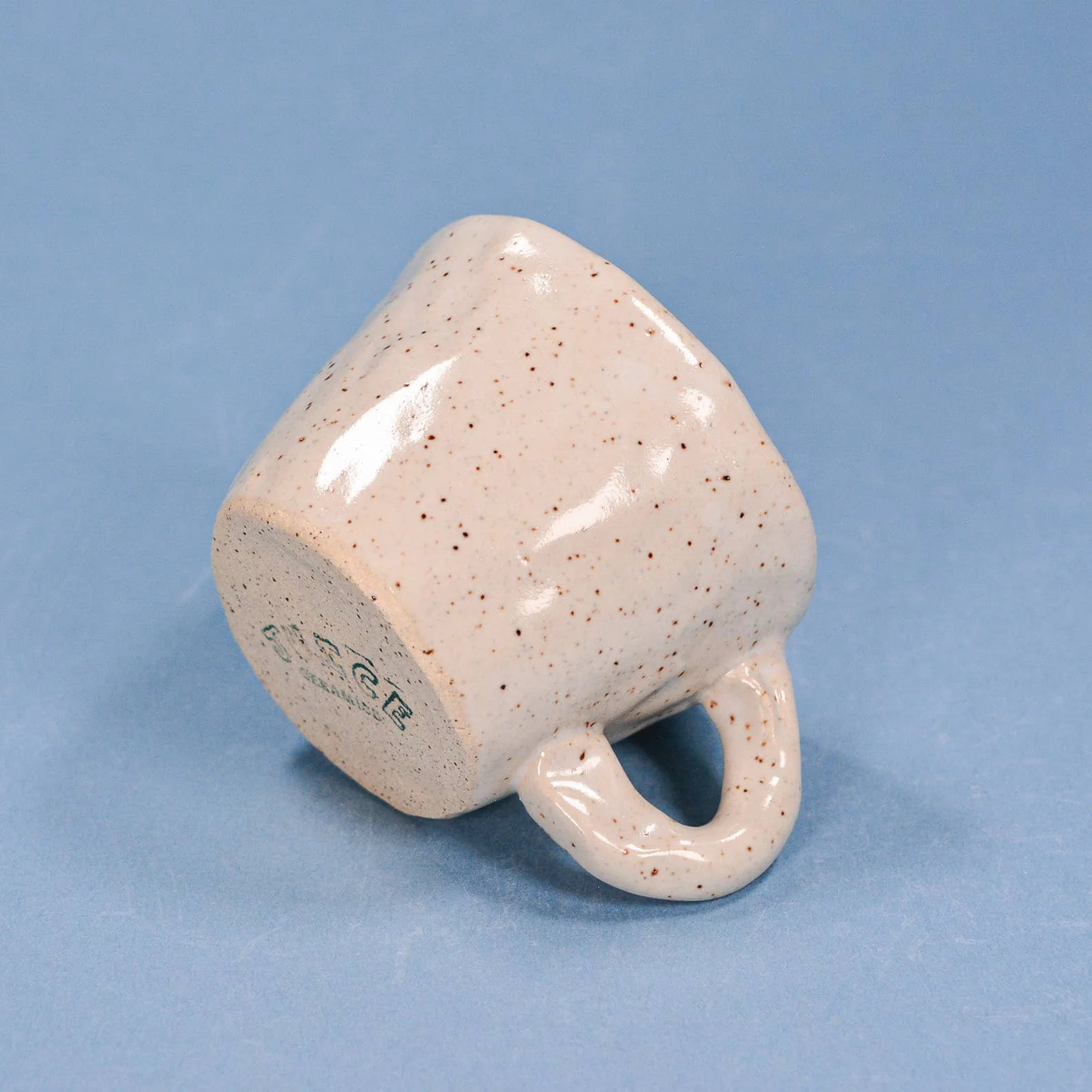 Chonky Cat-Handmade Speckled Ceramic Espresso Cup - 2-4 oz. - Image 4