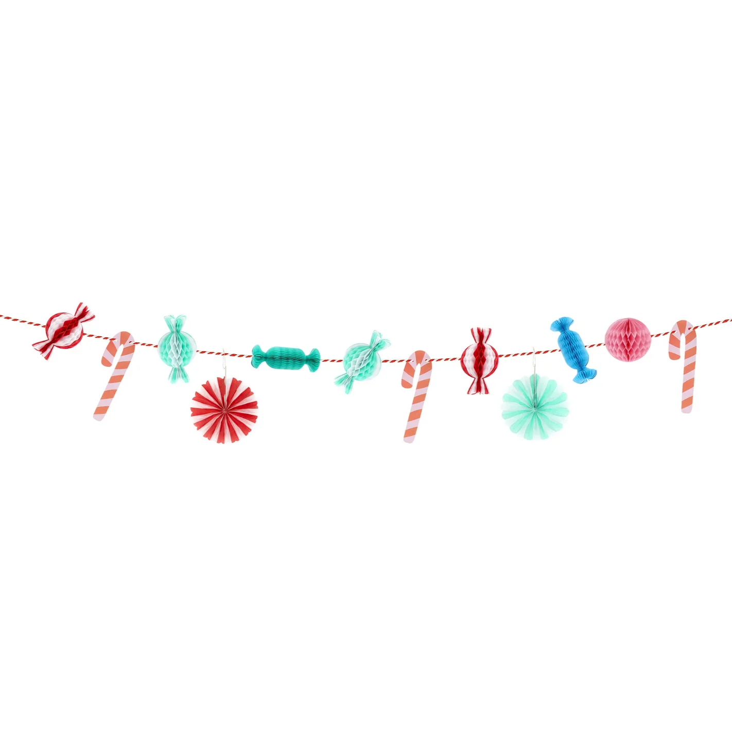 Christmas Candy Mini Honeycomb Garland - Image 5