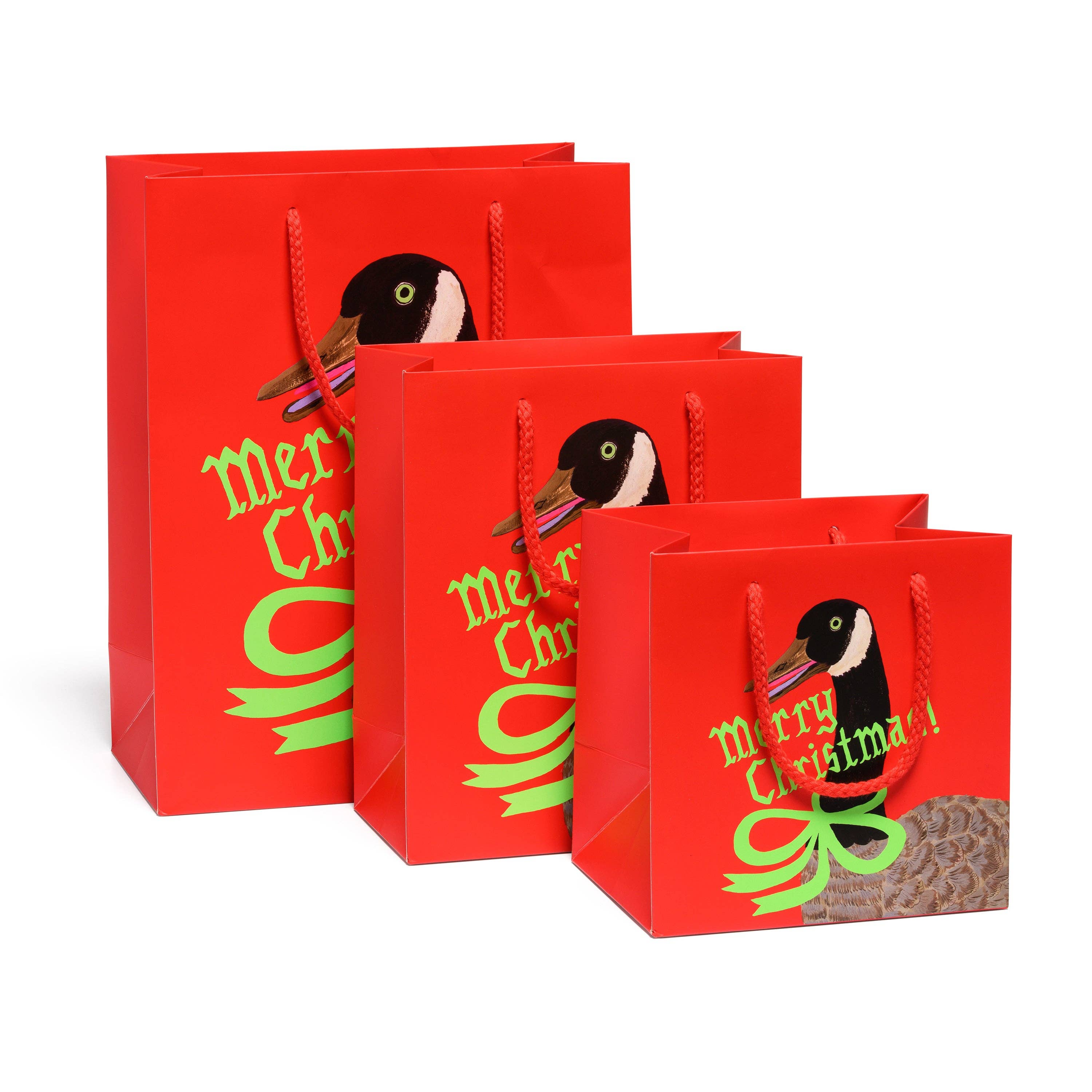 Christmas Goose gift bags -small - Image 2
