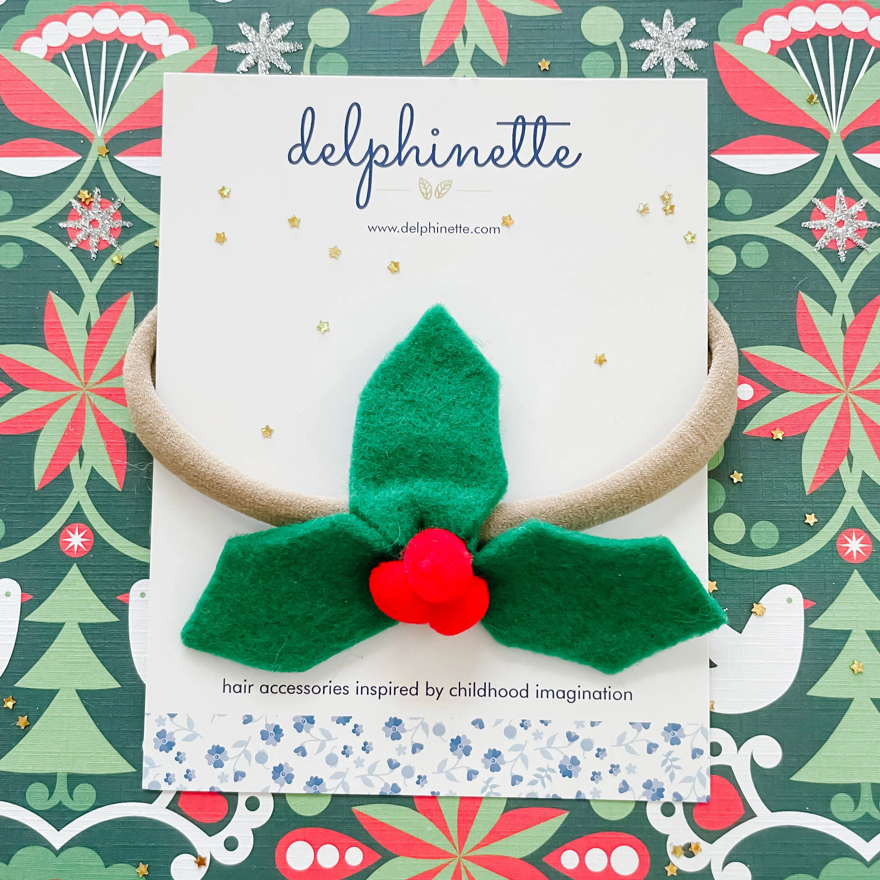 Christmas Holly Headband - Image 2