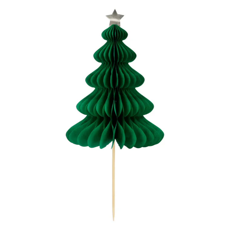 Christmas Honeycomb Cake Topper Set (10pk) - Image 5