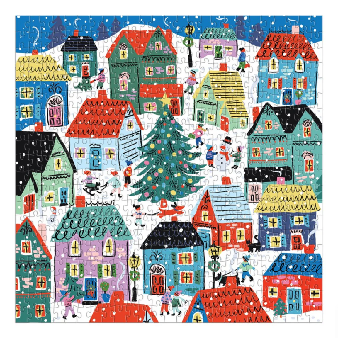 Christmas in the Village 500pcs House Puzzle - Image 2