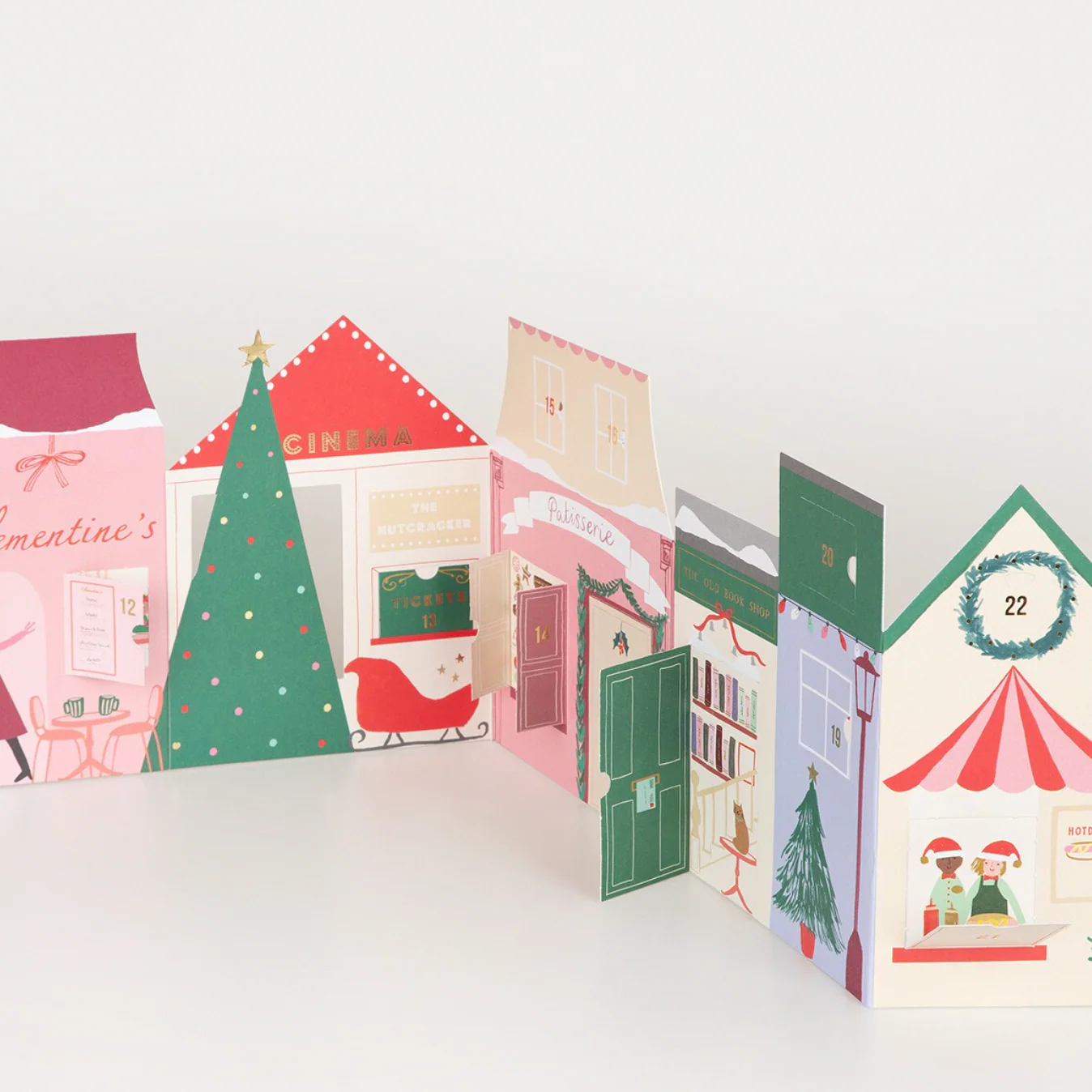 Christmas Street Concertina Advent Calendar - Image 4