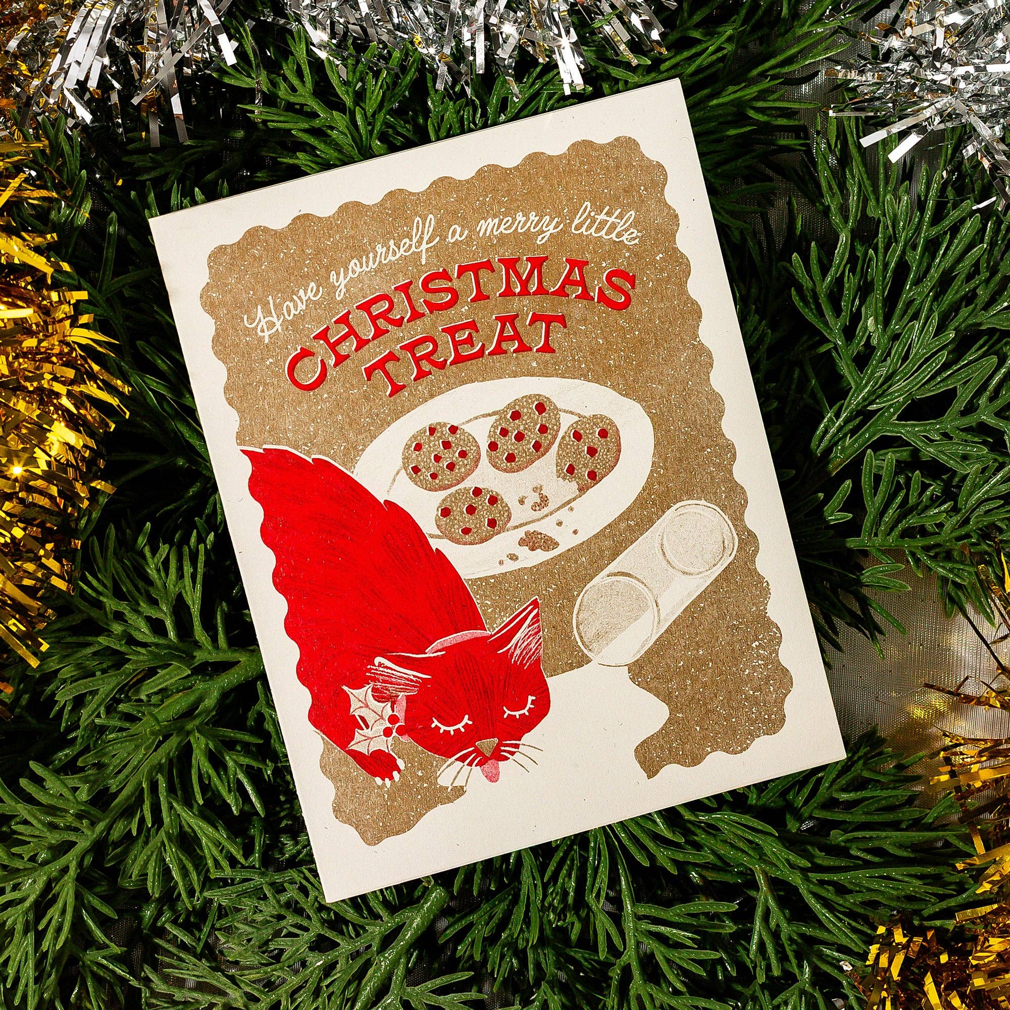 Christmas Treat - Risograph Card - Image 2