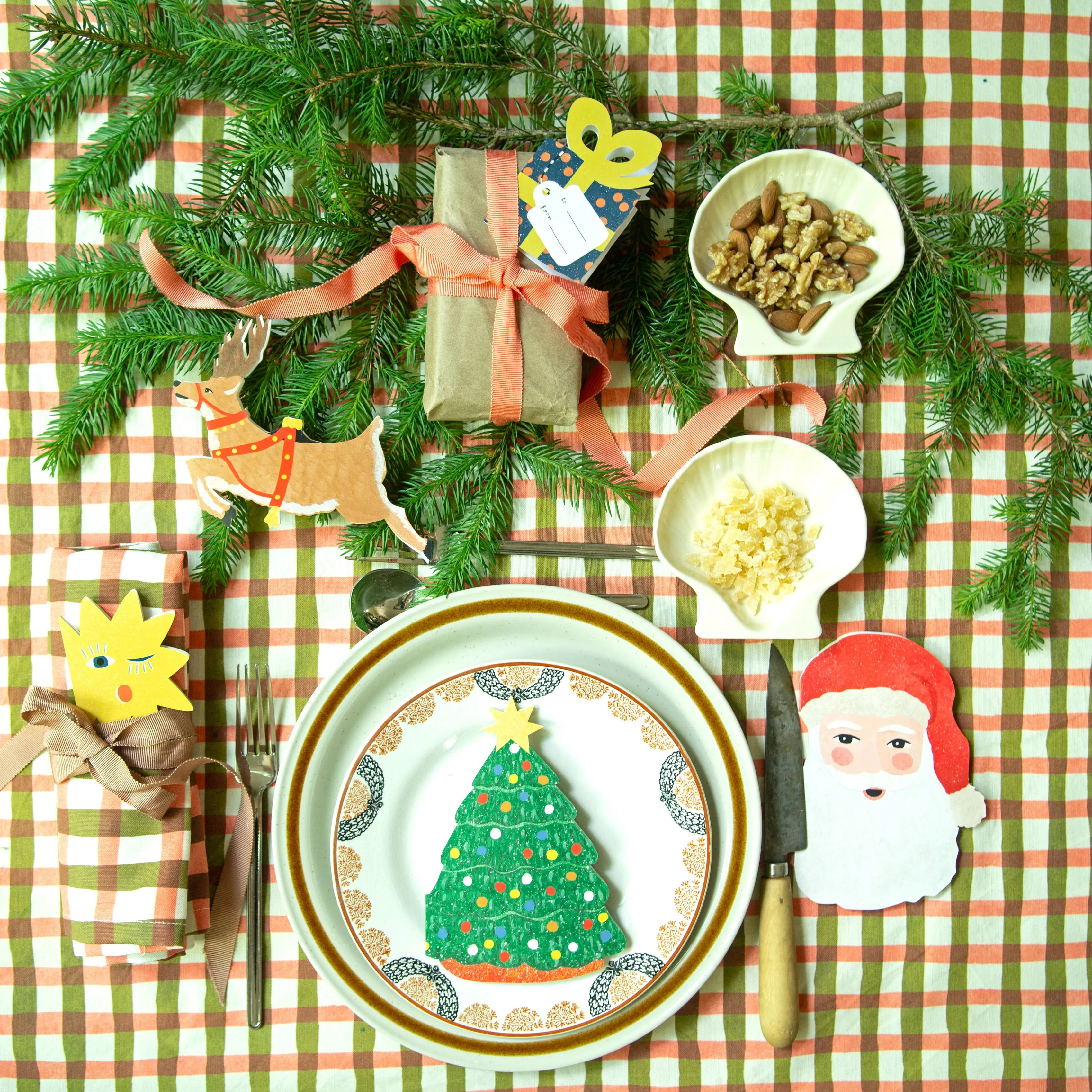 Christmas Tree Mini Cards - box of 6 - Image 4