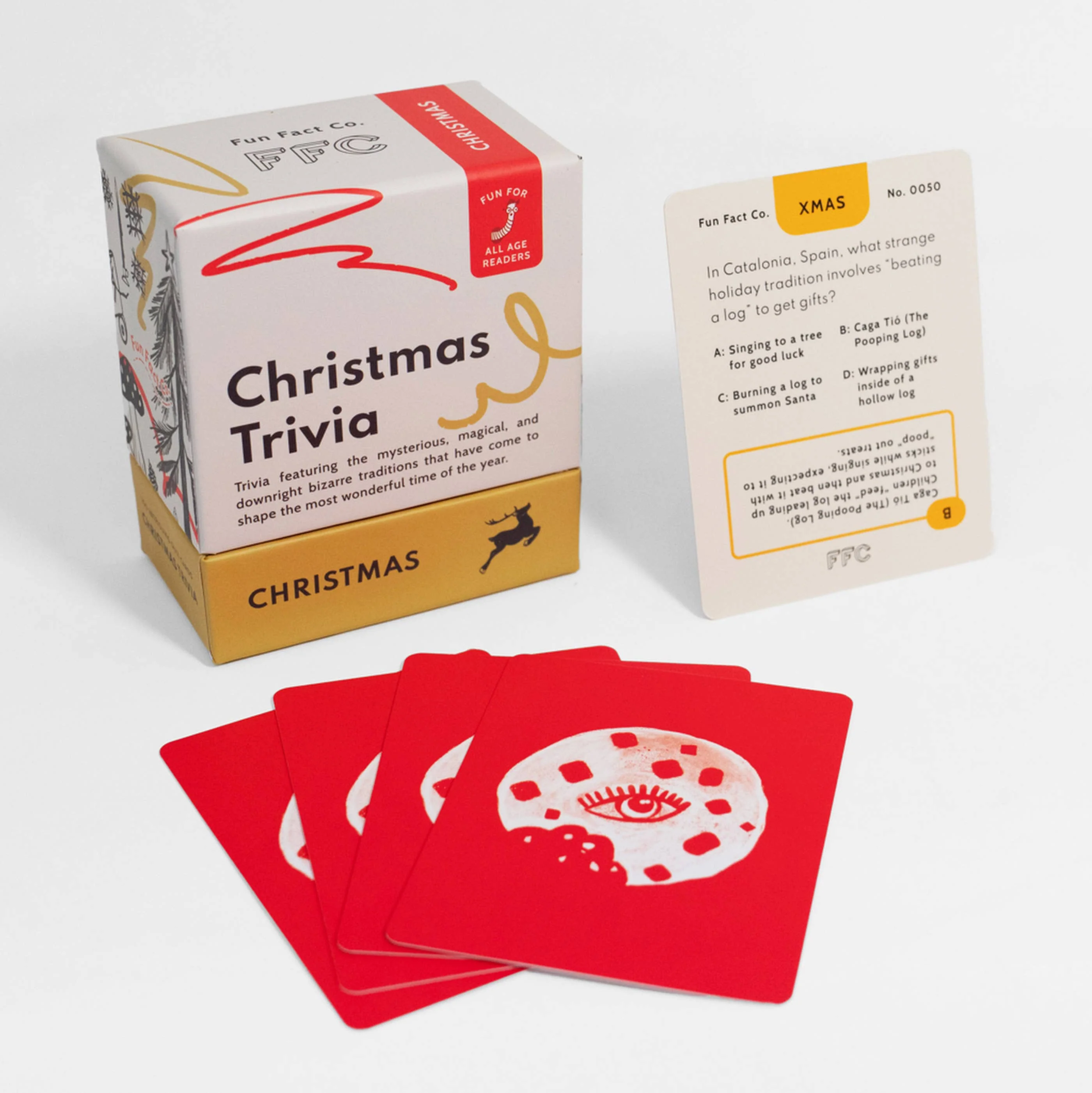 Christmas Trivia Game, Holiday Gift for Kids & Adults