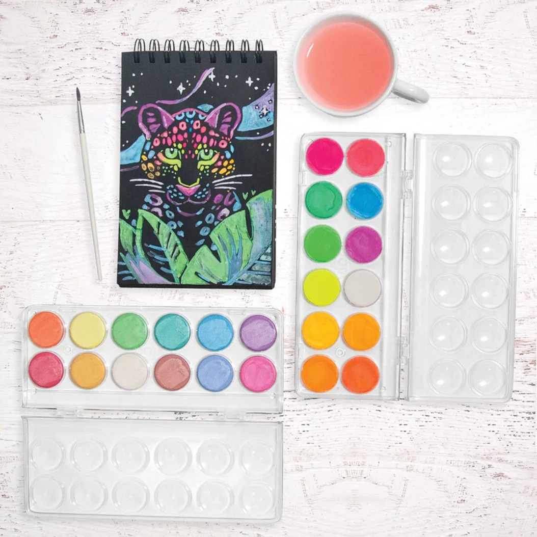 Chroma Blends Watercolor Paint Set - Neon - Image 5