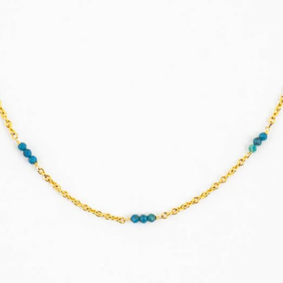 Chrysocolla and Chain Strand - Image 2