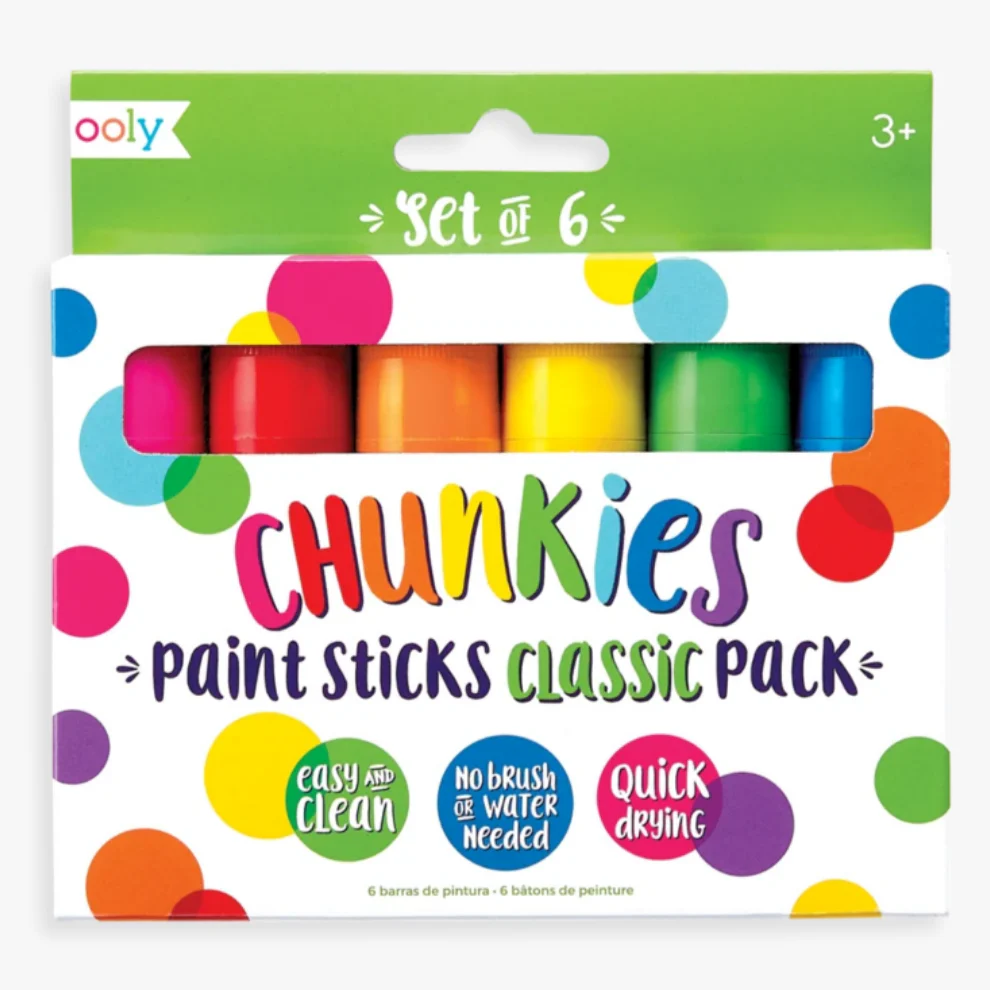 Chunkies Paint Sticks -classic pack -set of 6