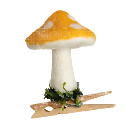Clip-On Wool Mushroom Ornament - Image 5