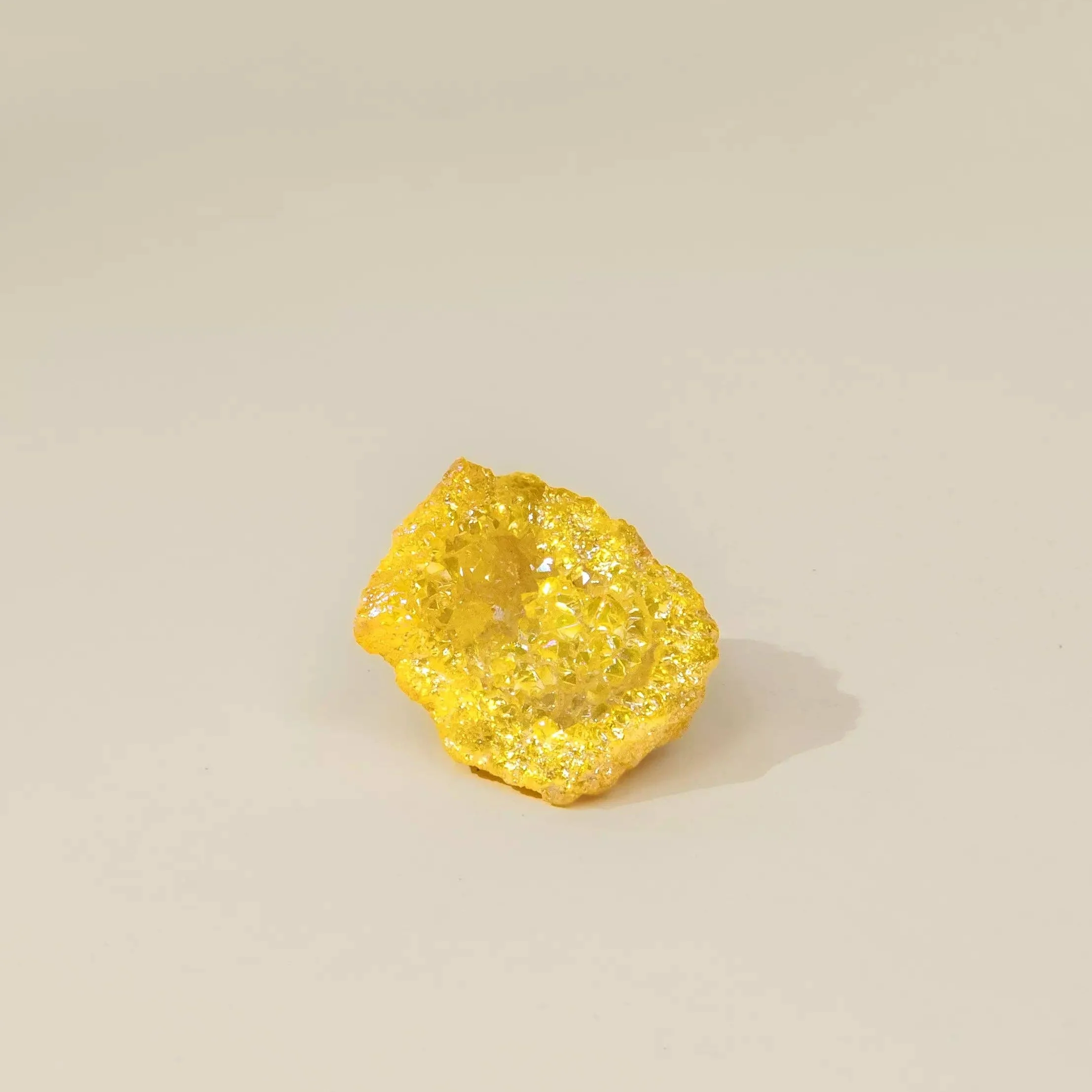 Collectible Mineral - Yellow Geode - Image 2