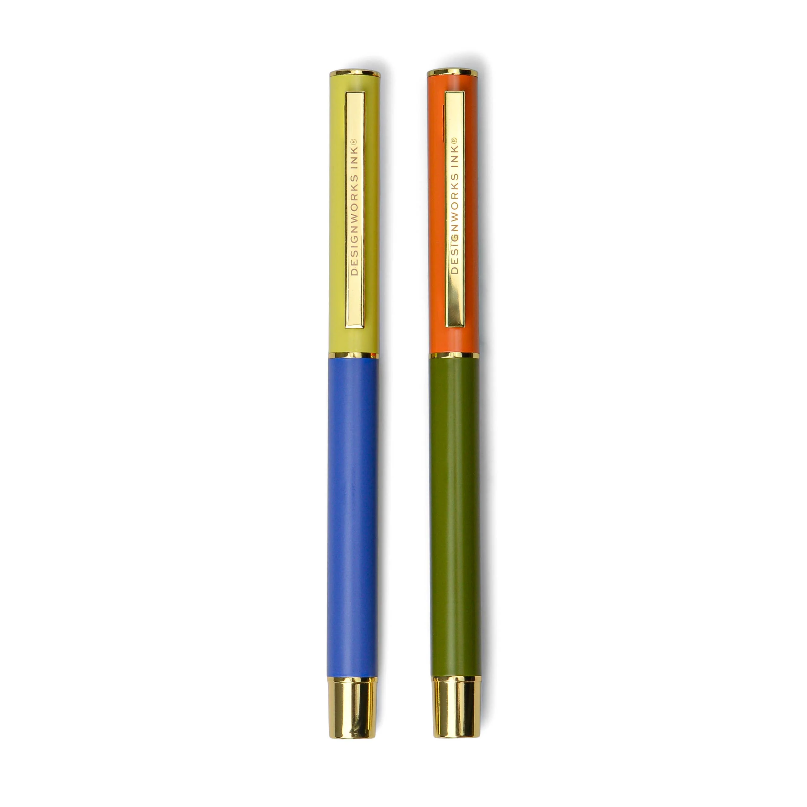 Color Block Pens - Cobalt + Army Green - Image 2
