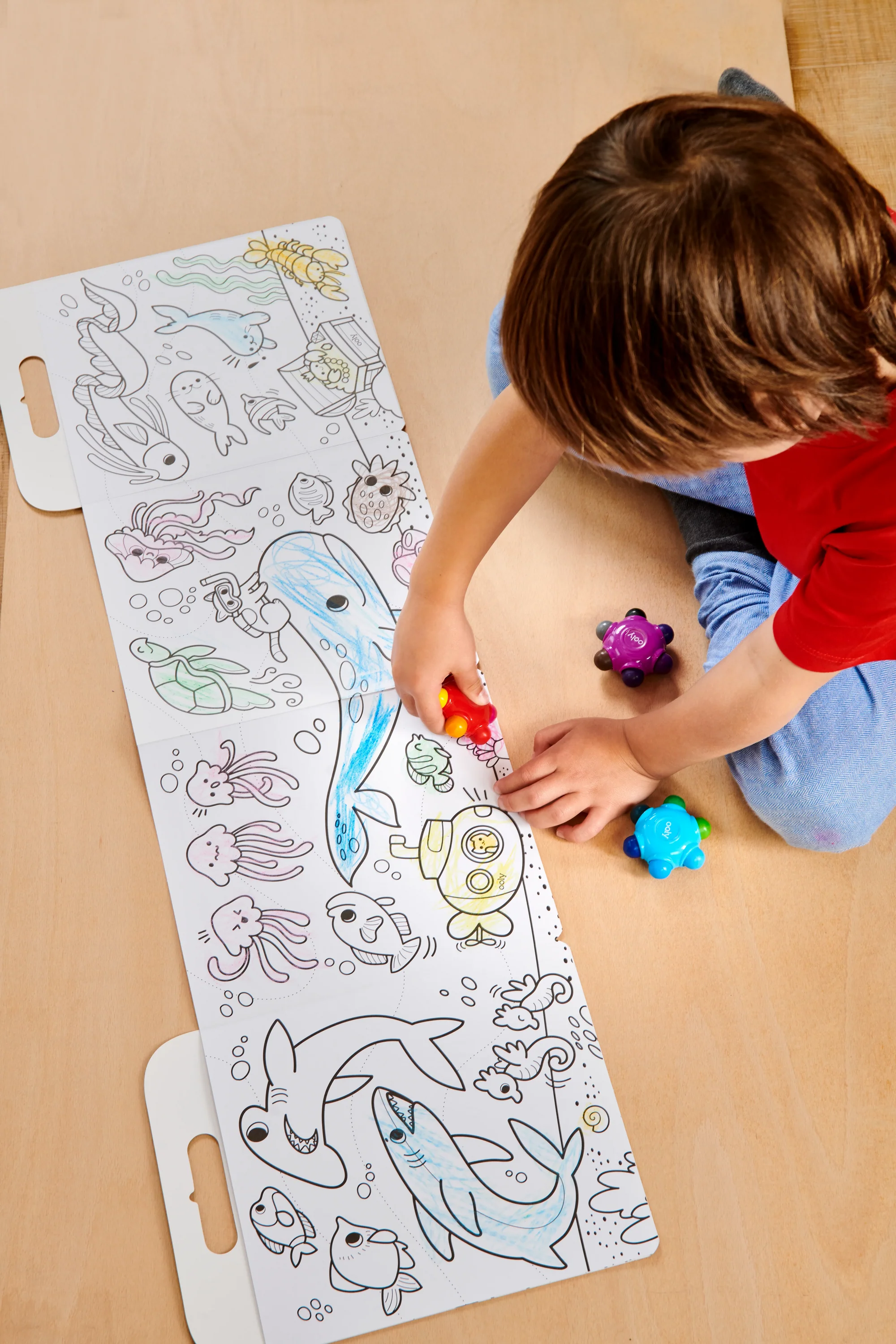 Color Burst: Grip Crayons (Set of 3 with 18 Classic Colors) - Image 8