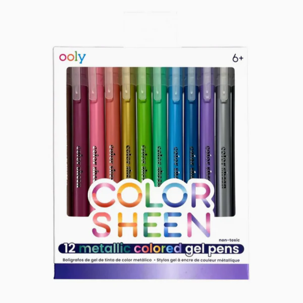 Color Sheen Metallic Gel Pens - set of 12 - Image 5