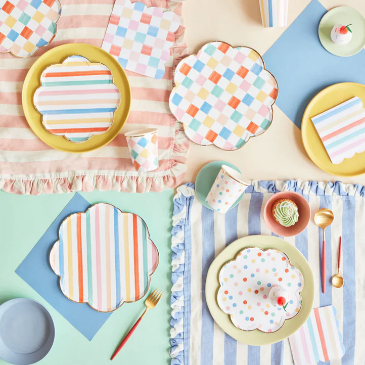 Colorful Pattern Large Napkins (16pk) - Image 2