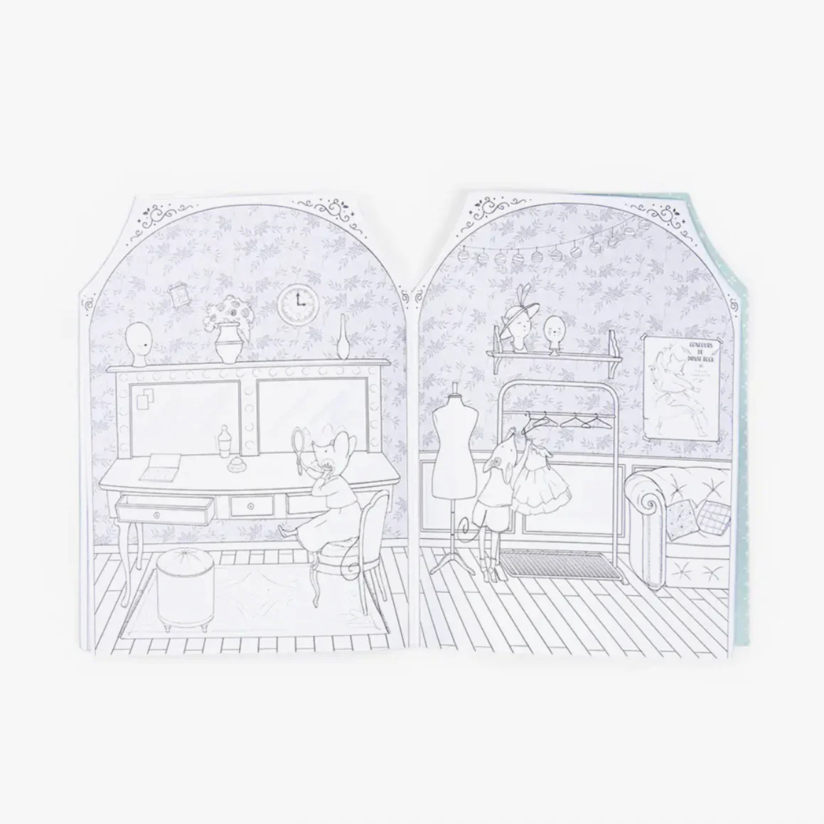 Coloring Book + 170 Stickers "The Little School Of Dance" - Image 2