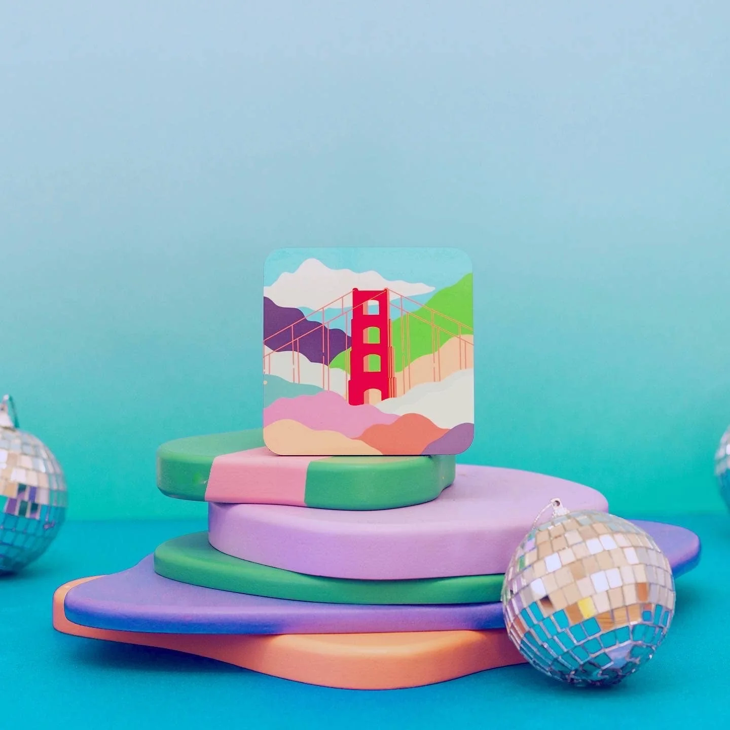 Colors Of Karl Coaster Set - san francisco - Image 3