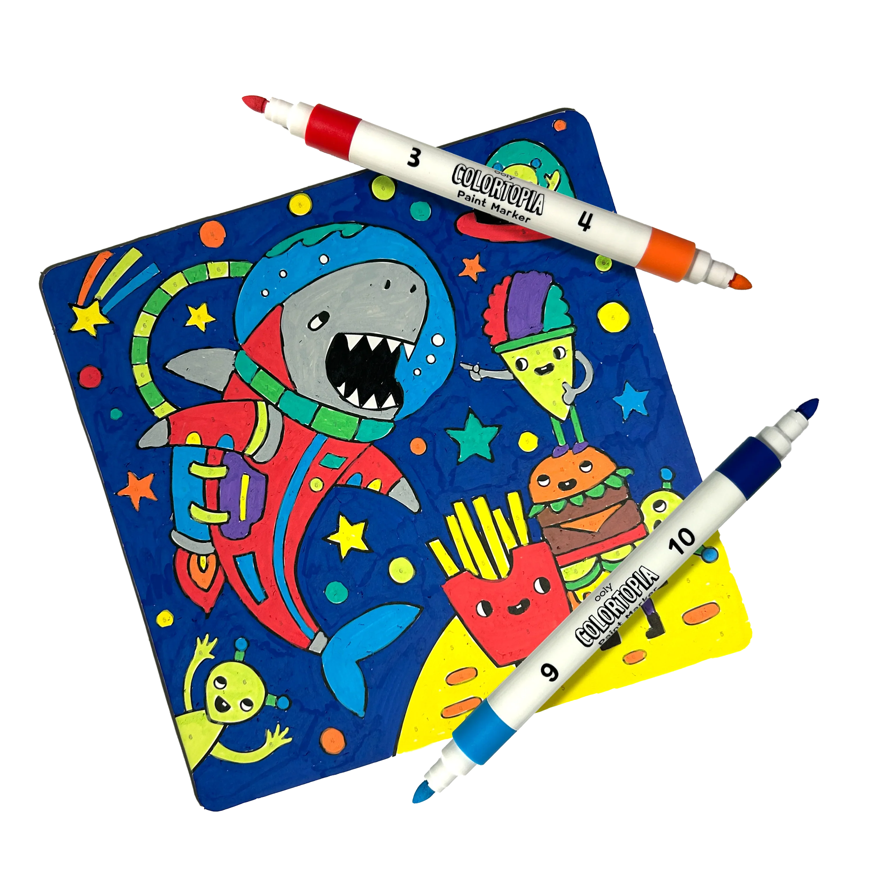 Colortopia Color by Number Paint Marker Kit - Epic Adventure - Image 6