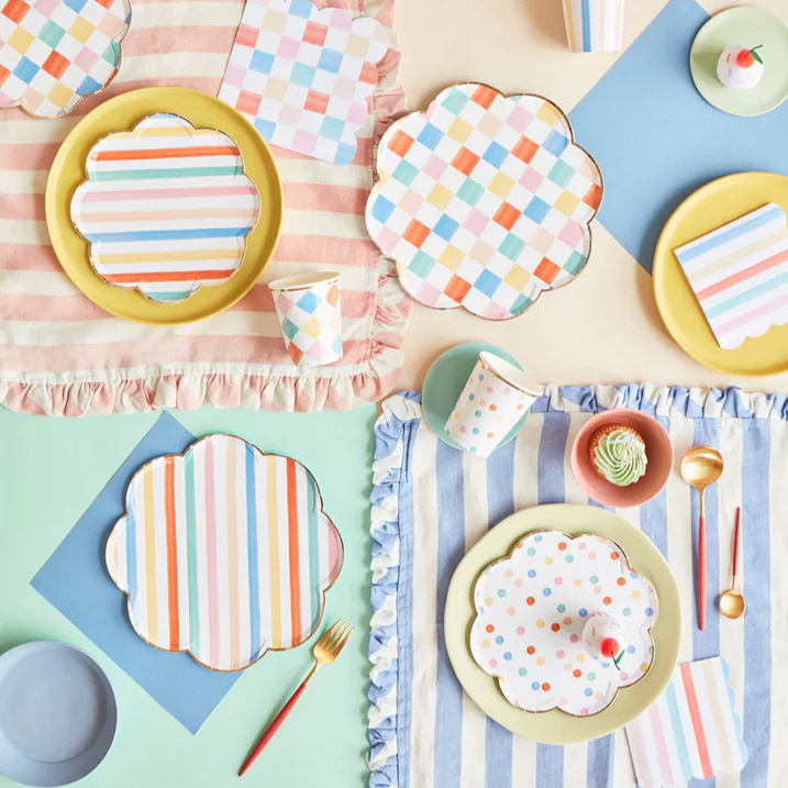 Colorful Pattern Cups (pk8) - Image 2