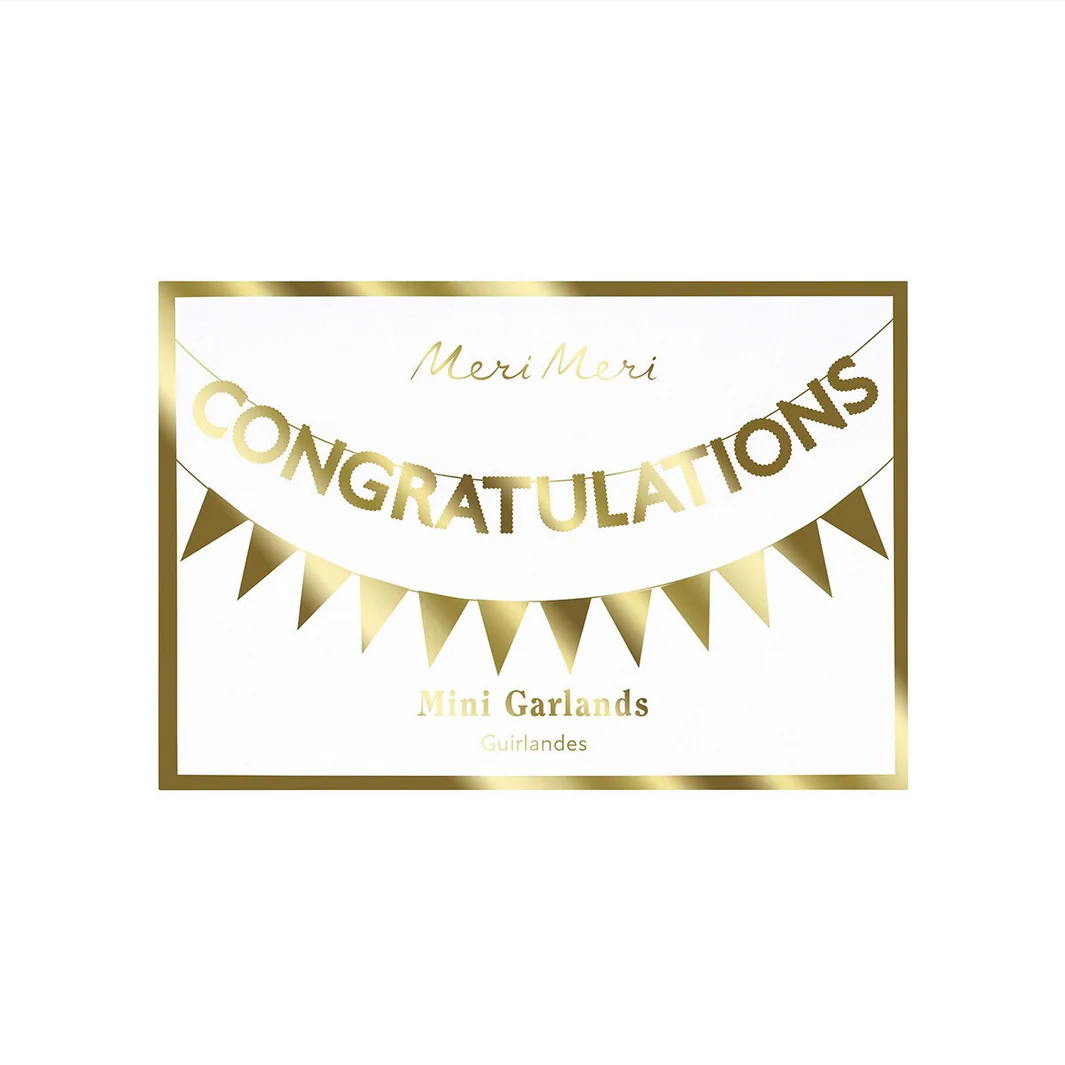 Congratulations Mini Matchbox Garlands - Image 2