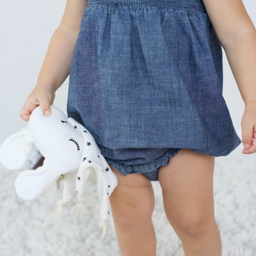 Organic Cuddle Bunny Lovie -ribbons - Image 5