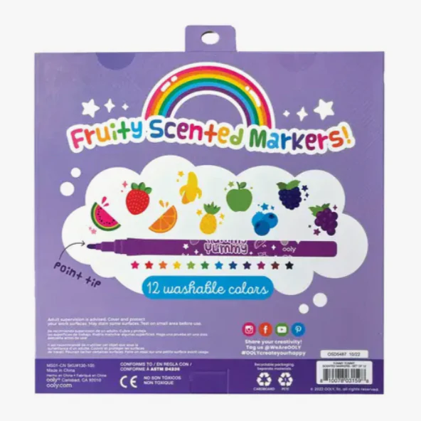 Yummy Yummy Scented Markers - set of 12 - Image 4