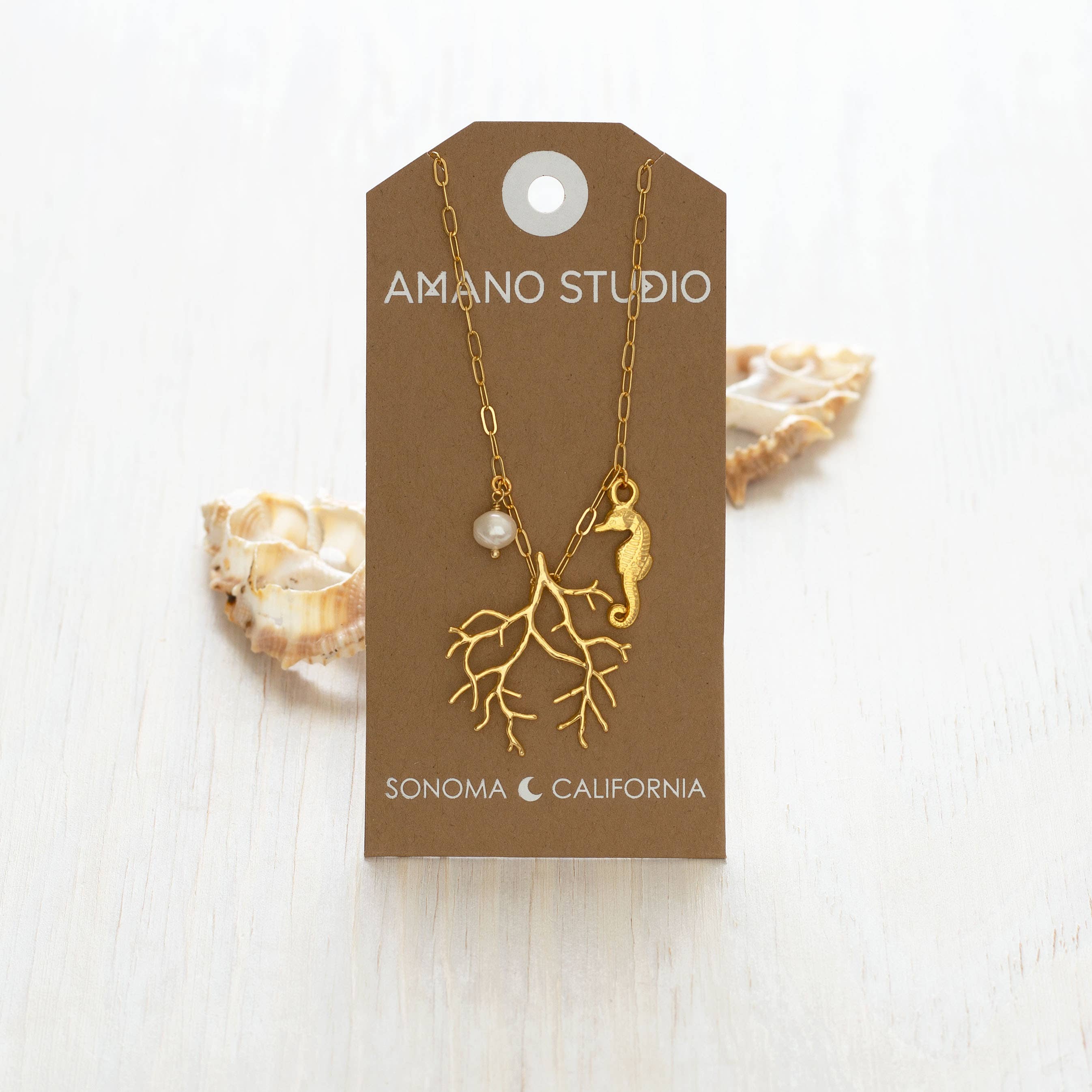 Coral Charm Necklace - Image 4
