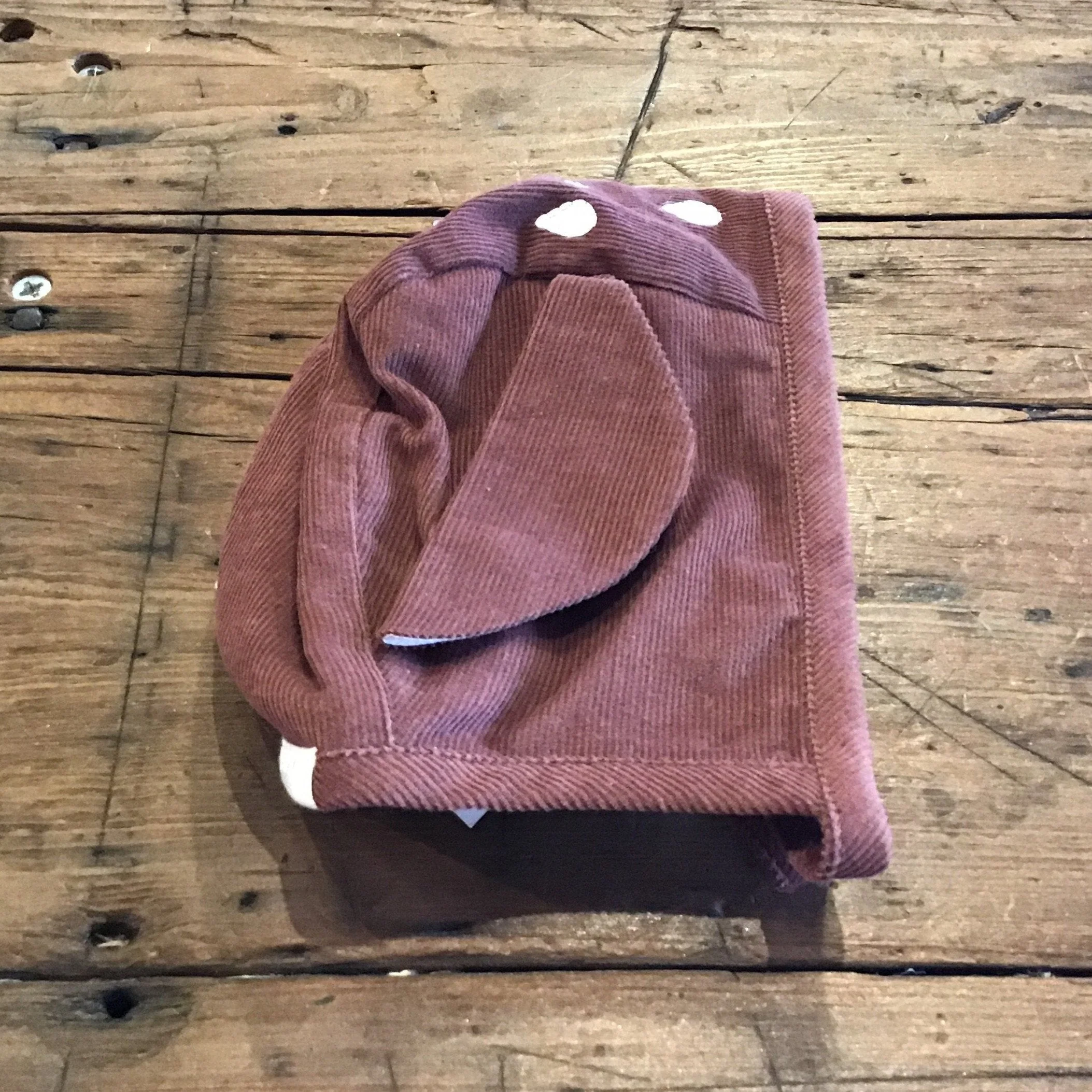 Corduroy Fawn Bonnet - Image 2