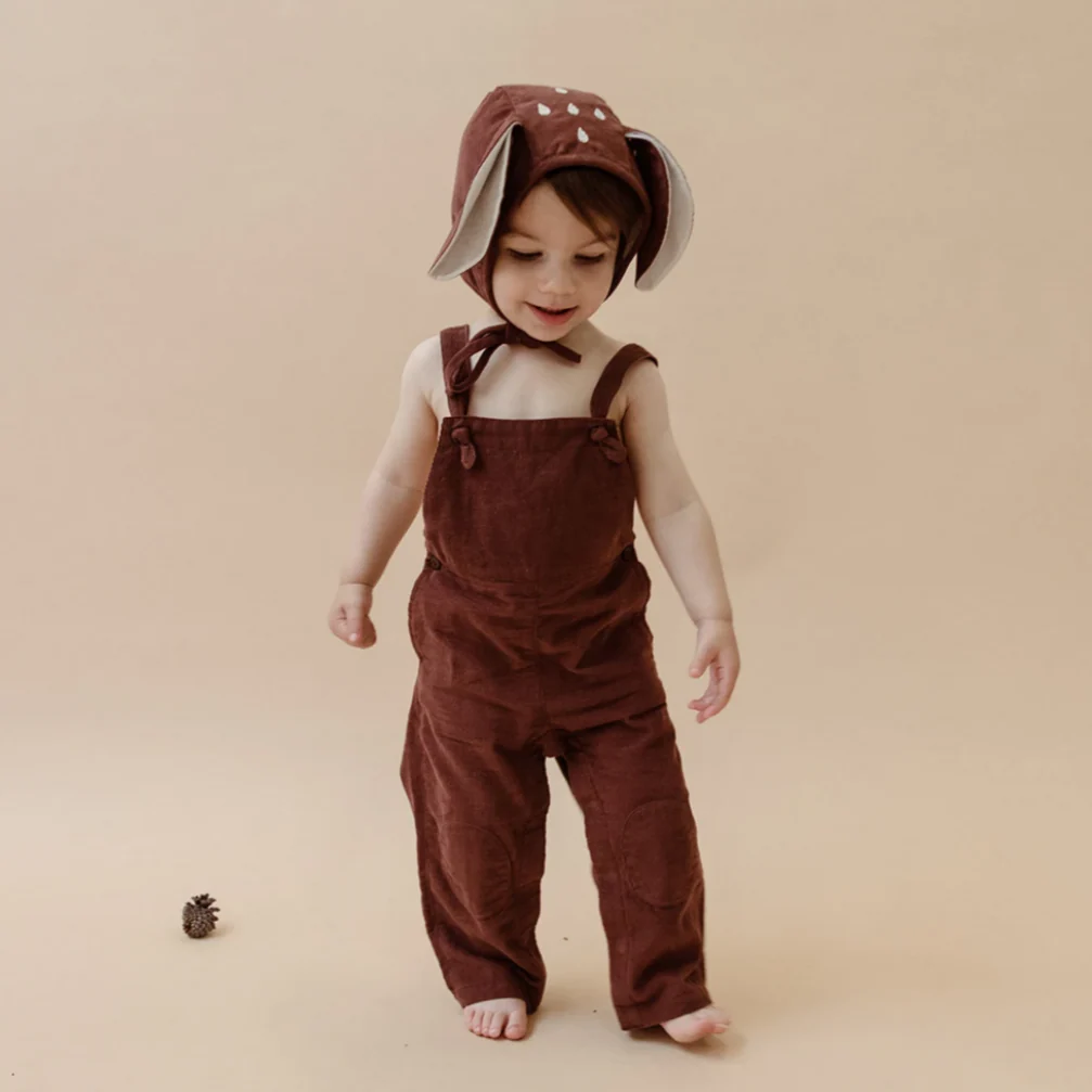 Corduroy Fawn Bonnet - Image 3