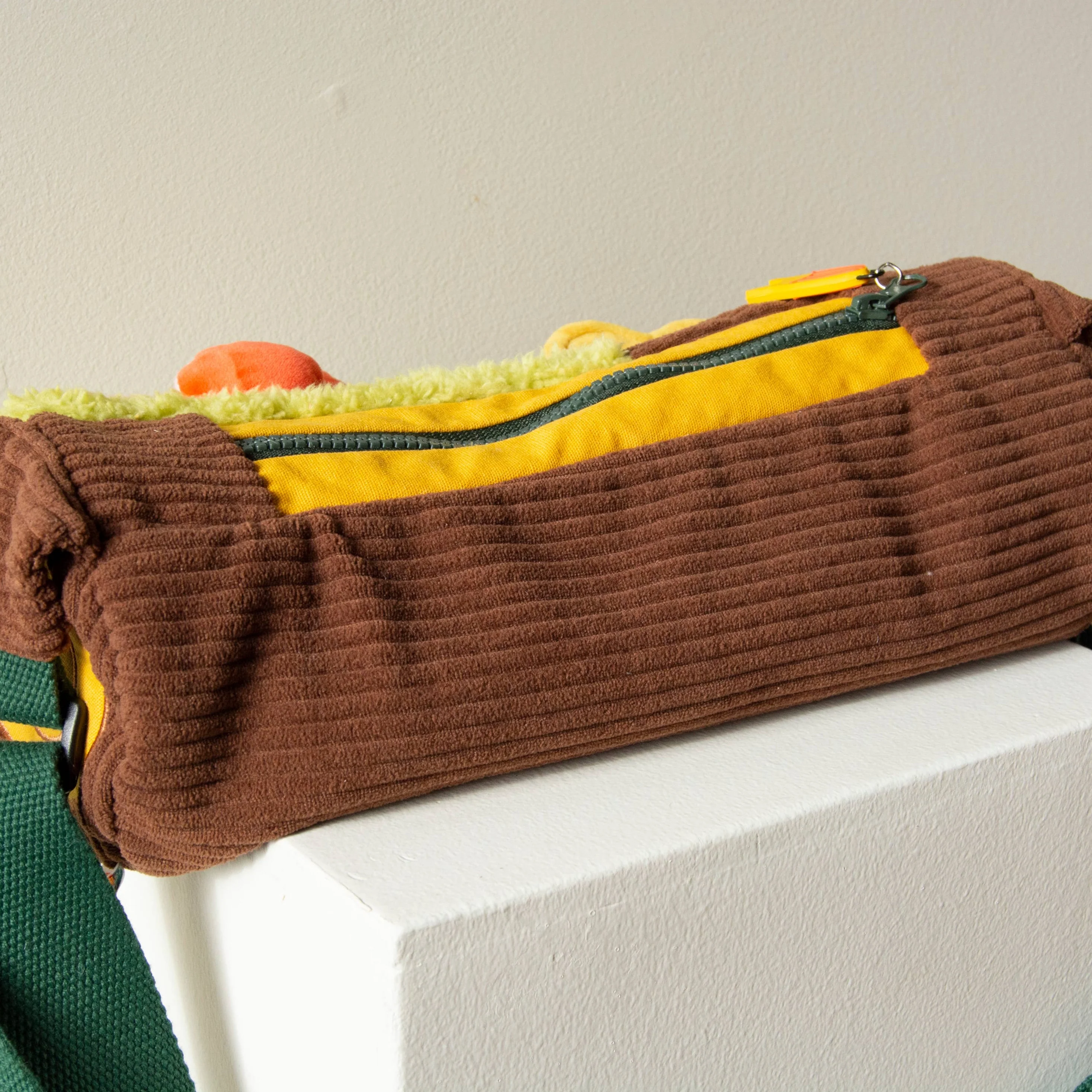 Corduroy Log Crossbody Bag - Image 7