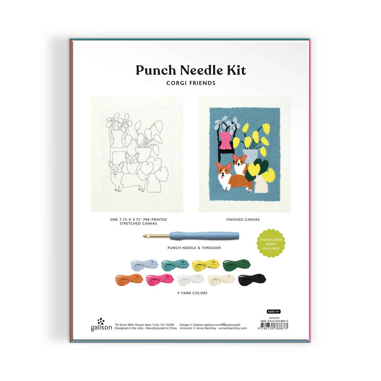 Corgi Friends Punch Needle Kit - Image 6