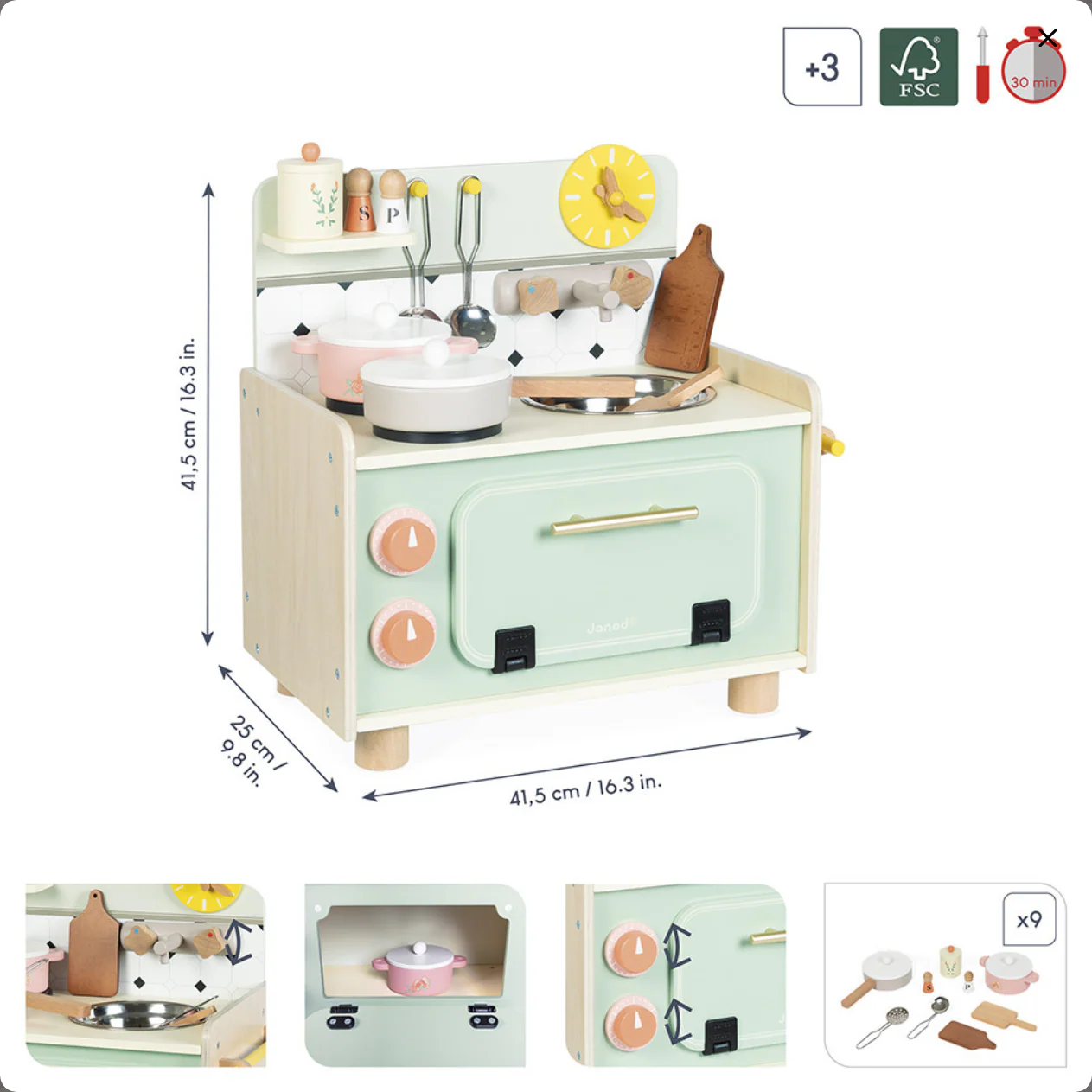 Cottage Chic Mini Kitchenette - Image 4