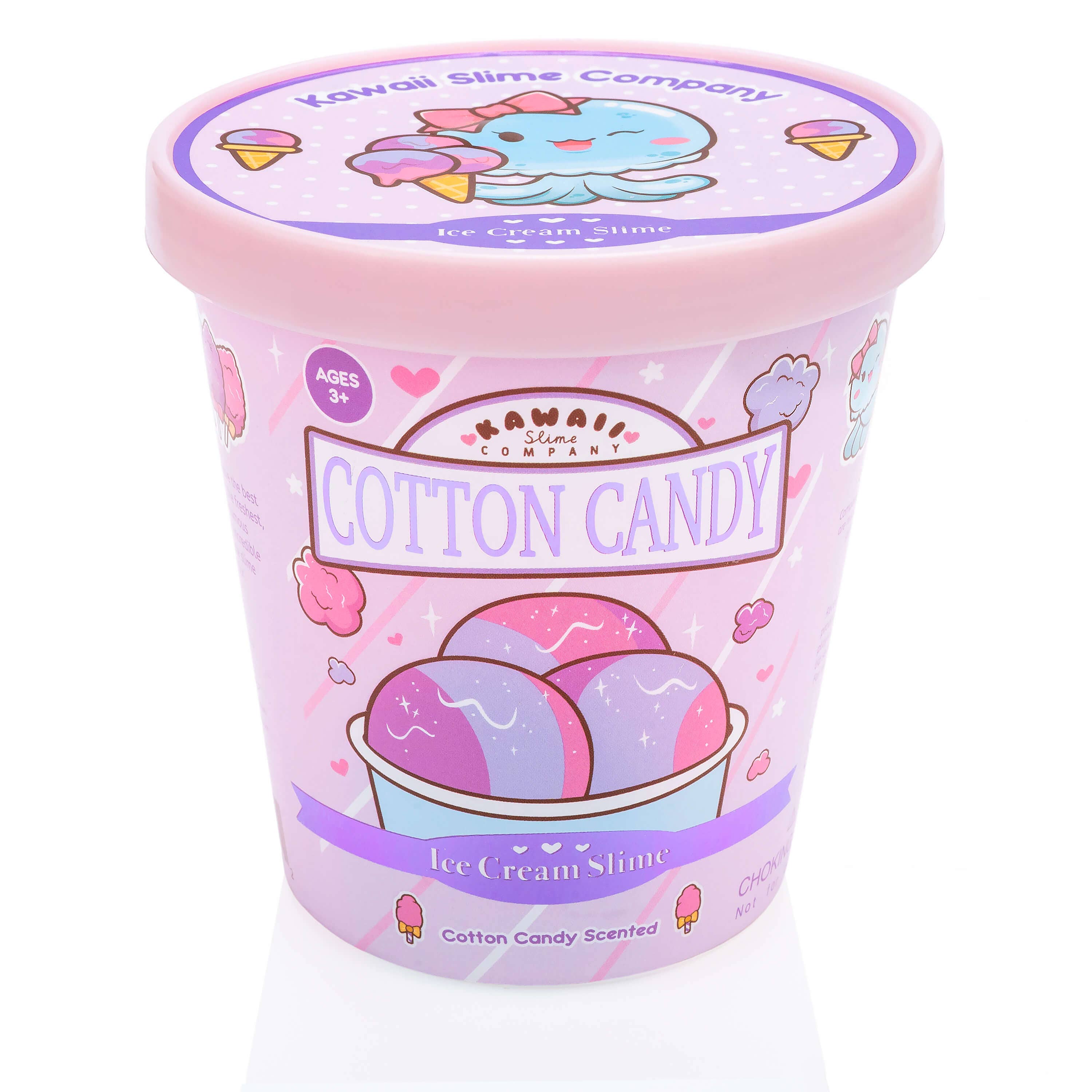 Cotton Candy Scented Ice Cream Pint Slime - Image 11
