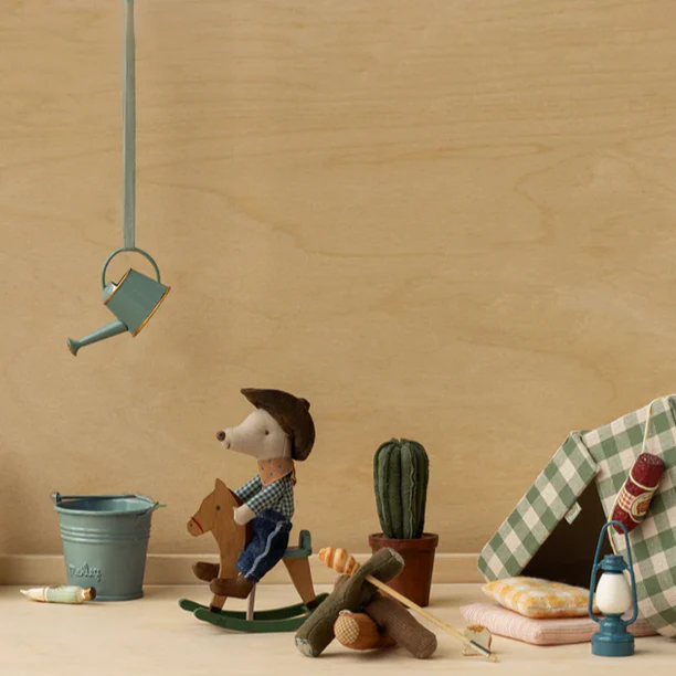 Cowboy mouse on rocking horse - Little brother - Image 2