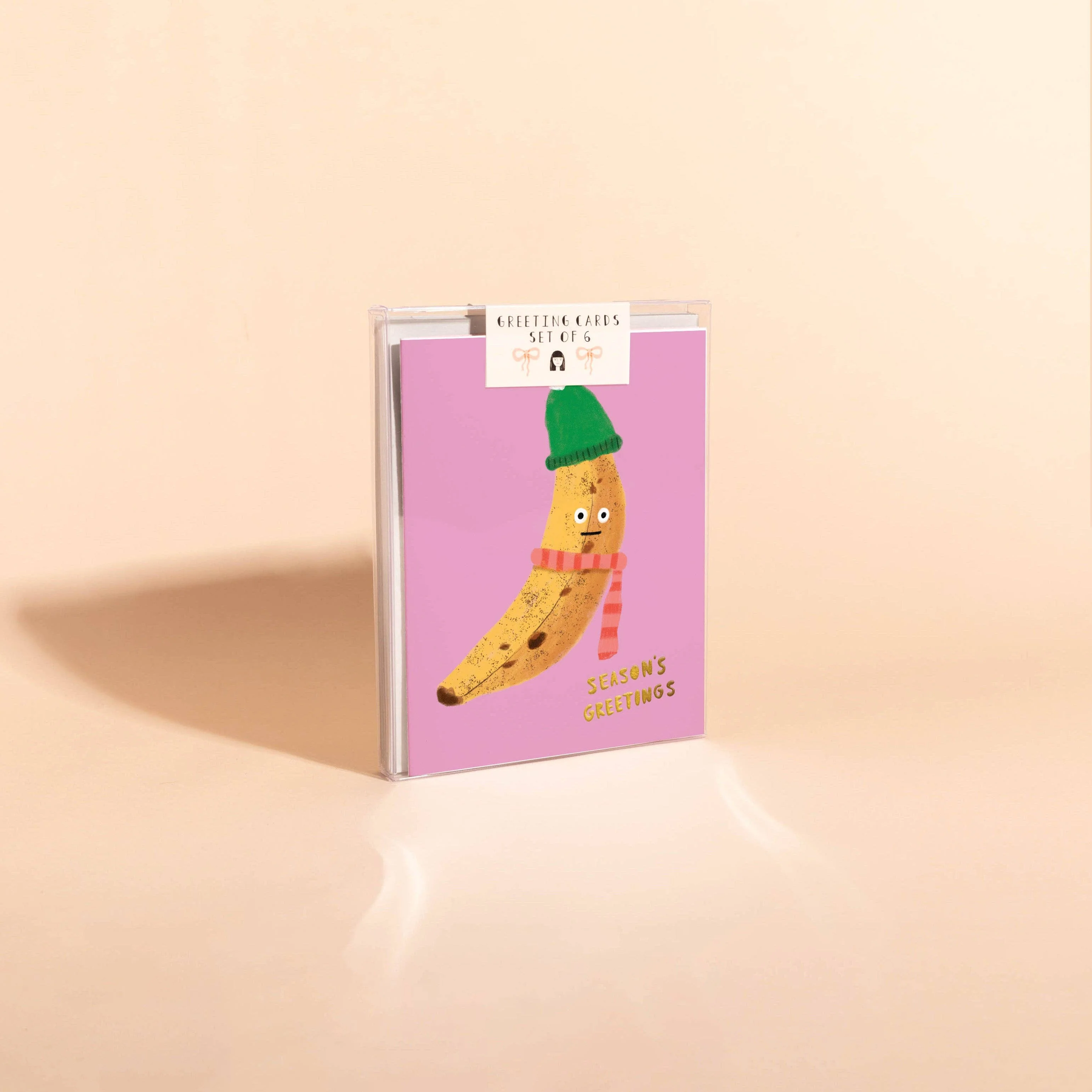 Cozy Banana - Holiday Card Box Set of 6