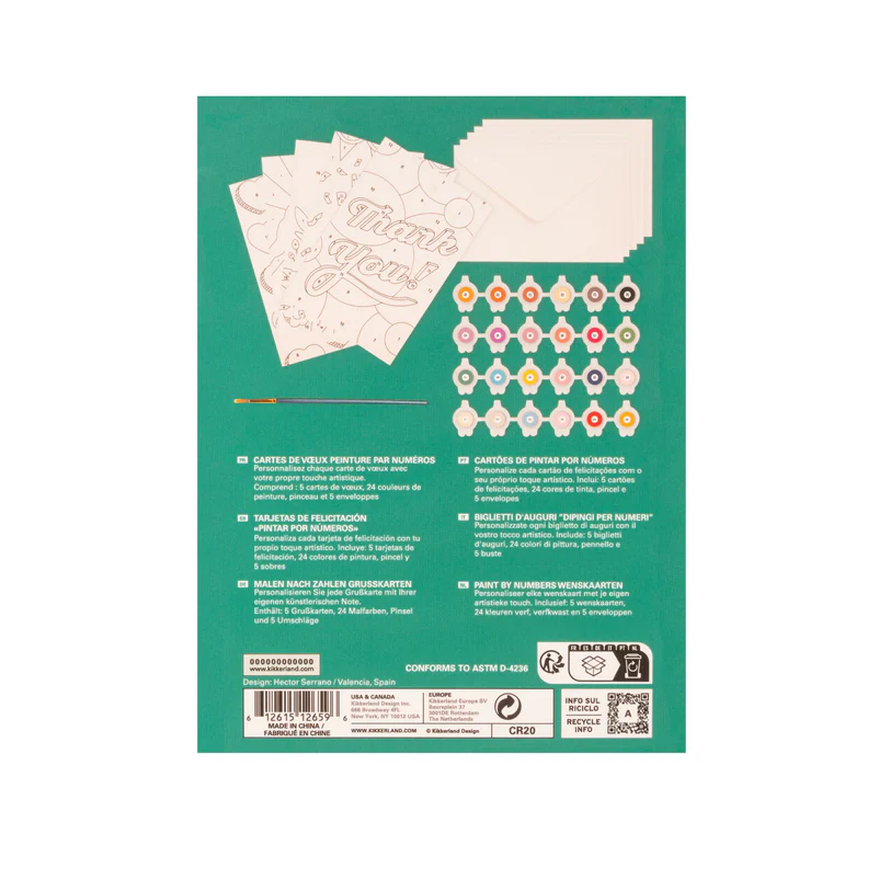 Crafters Paint by Numbers Greeting Cards - Image 5