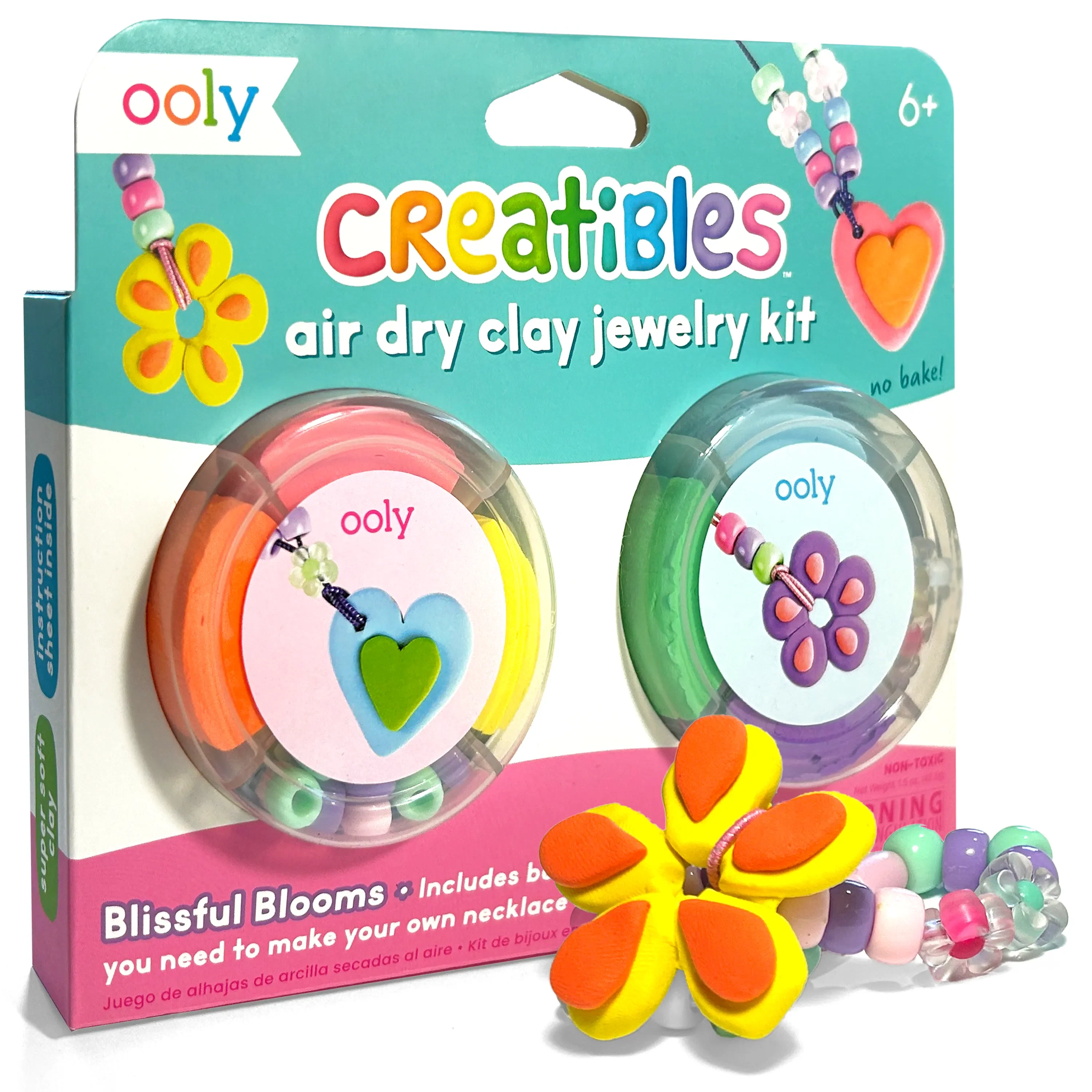 Creatibles: Air Dry Clay Jewelry Kit - Blissful Blooms (Set - Image 2