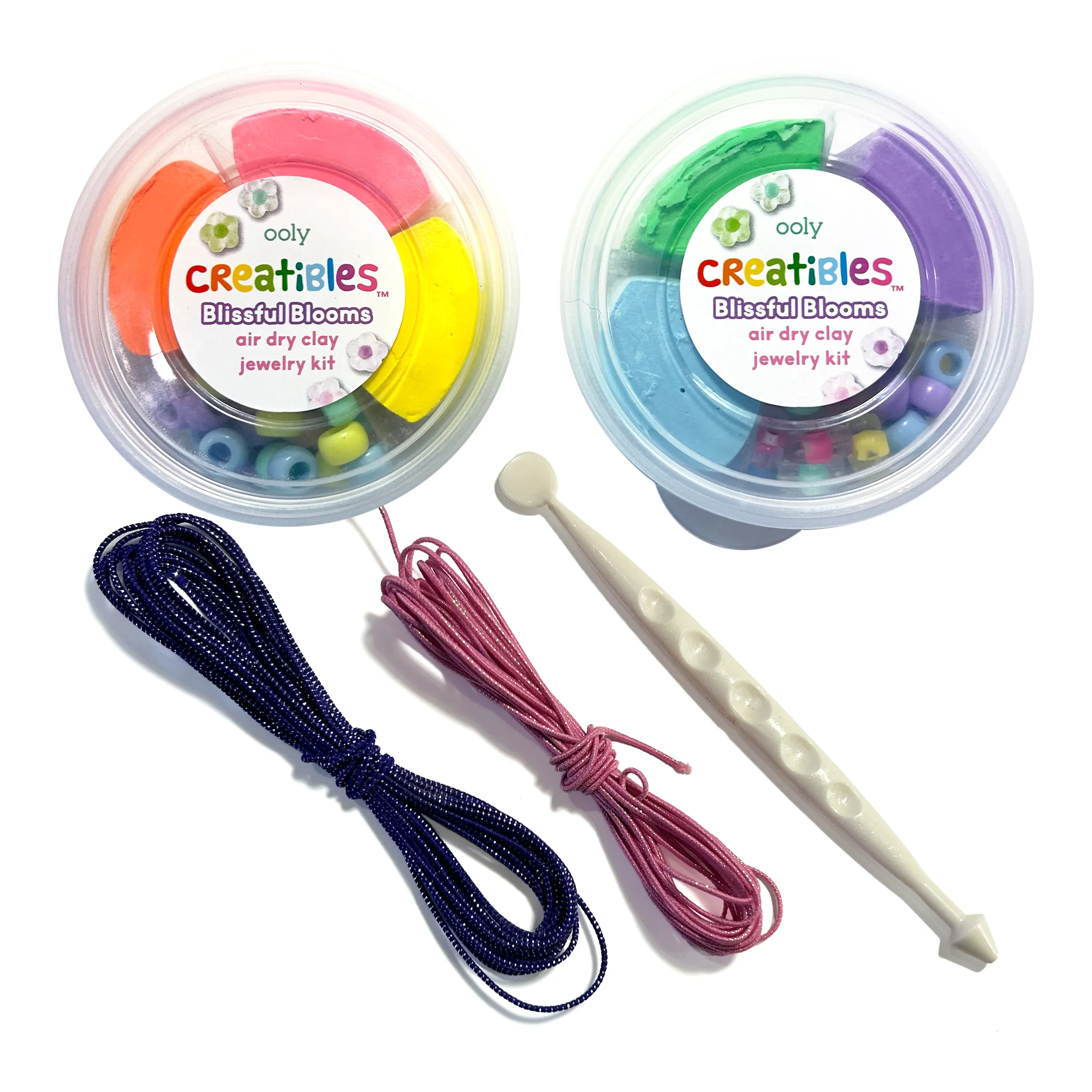 Creatibles: Air Dry Clay Jewelry Kit - Blissful Blooms (Set - Image 4
