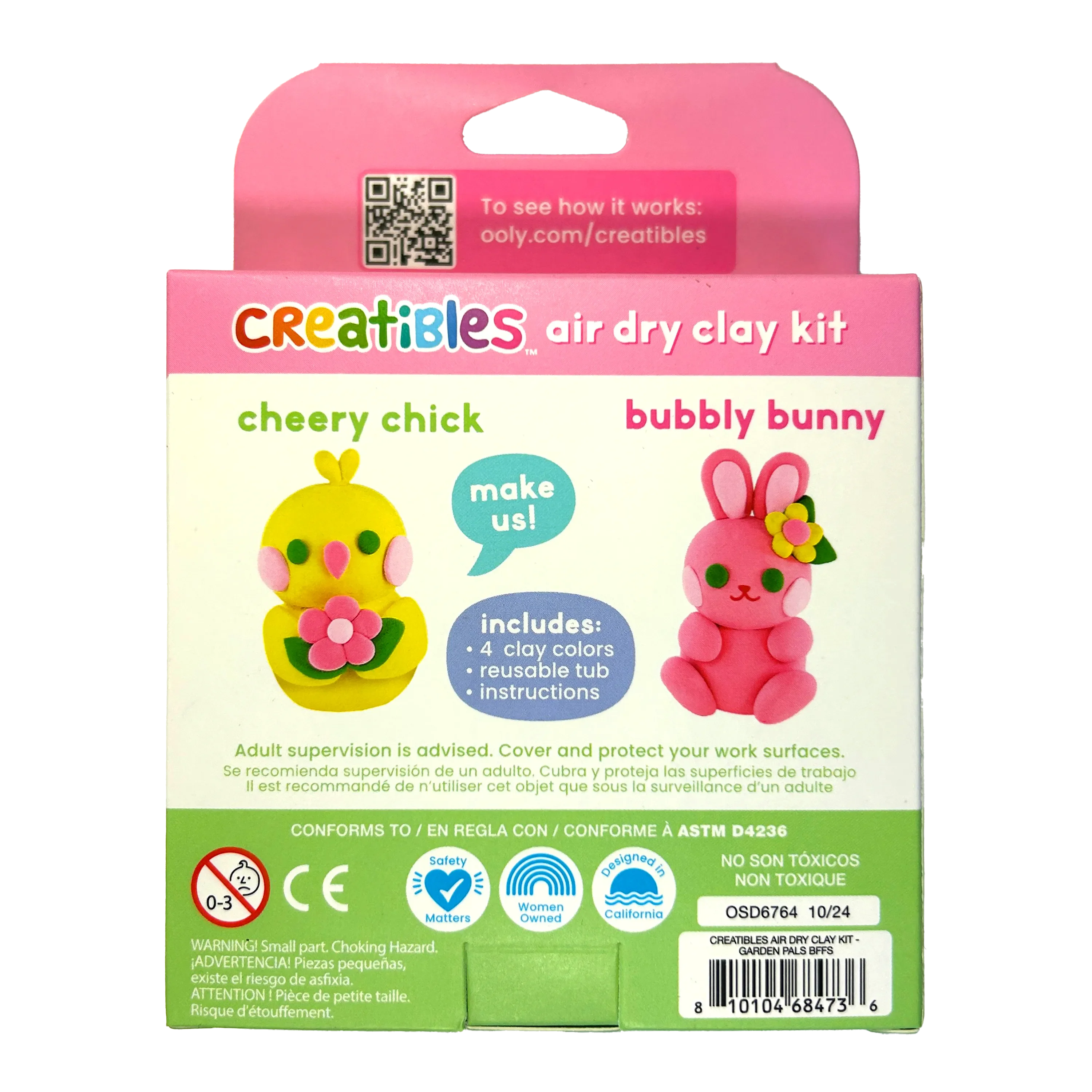 Creatibles Air Dry Clay Kit - Garden Pals BFFs - Image 6