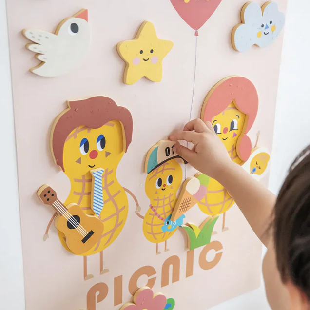 Creative Play Bath Stickers & Poster Set – Picnic - Image 4