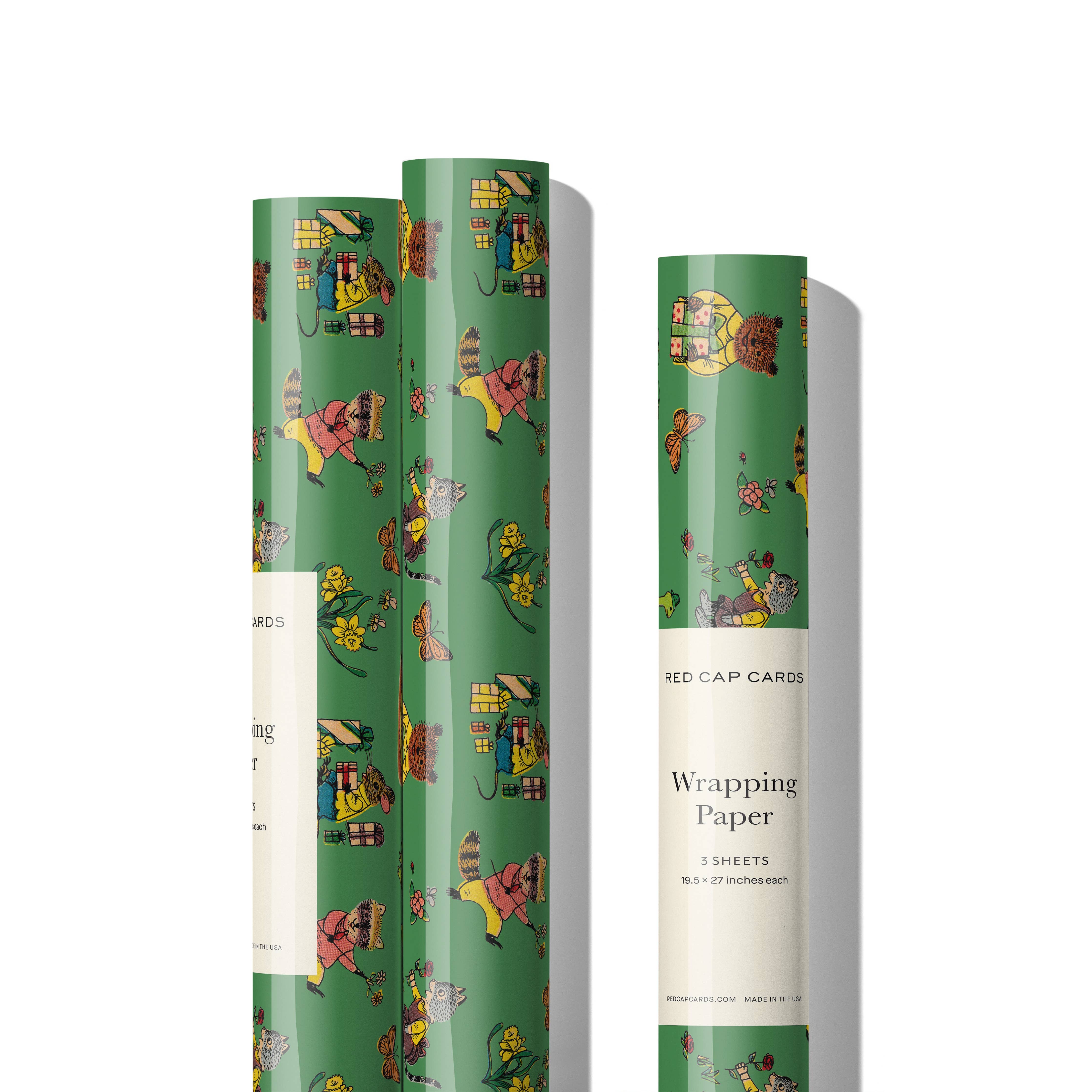 Critter Wishes wrapping paper (roll or sheet) - Image 2