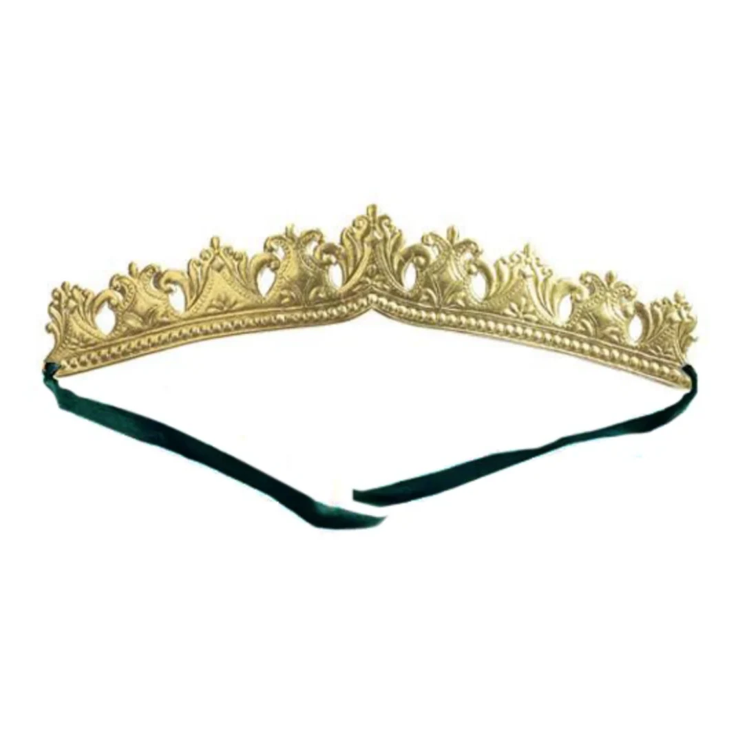 Crown Embossed Gold from Europe - with ribbon - Image 2