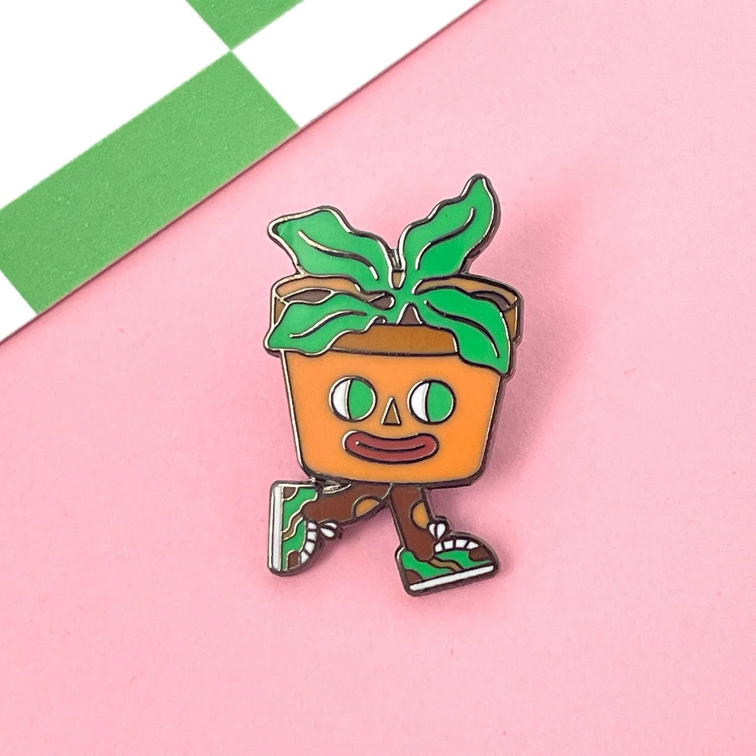 Cuppa Greens Enamel Pin